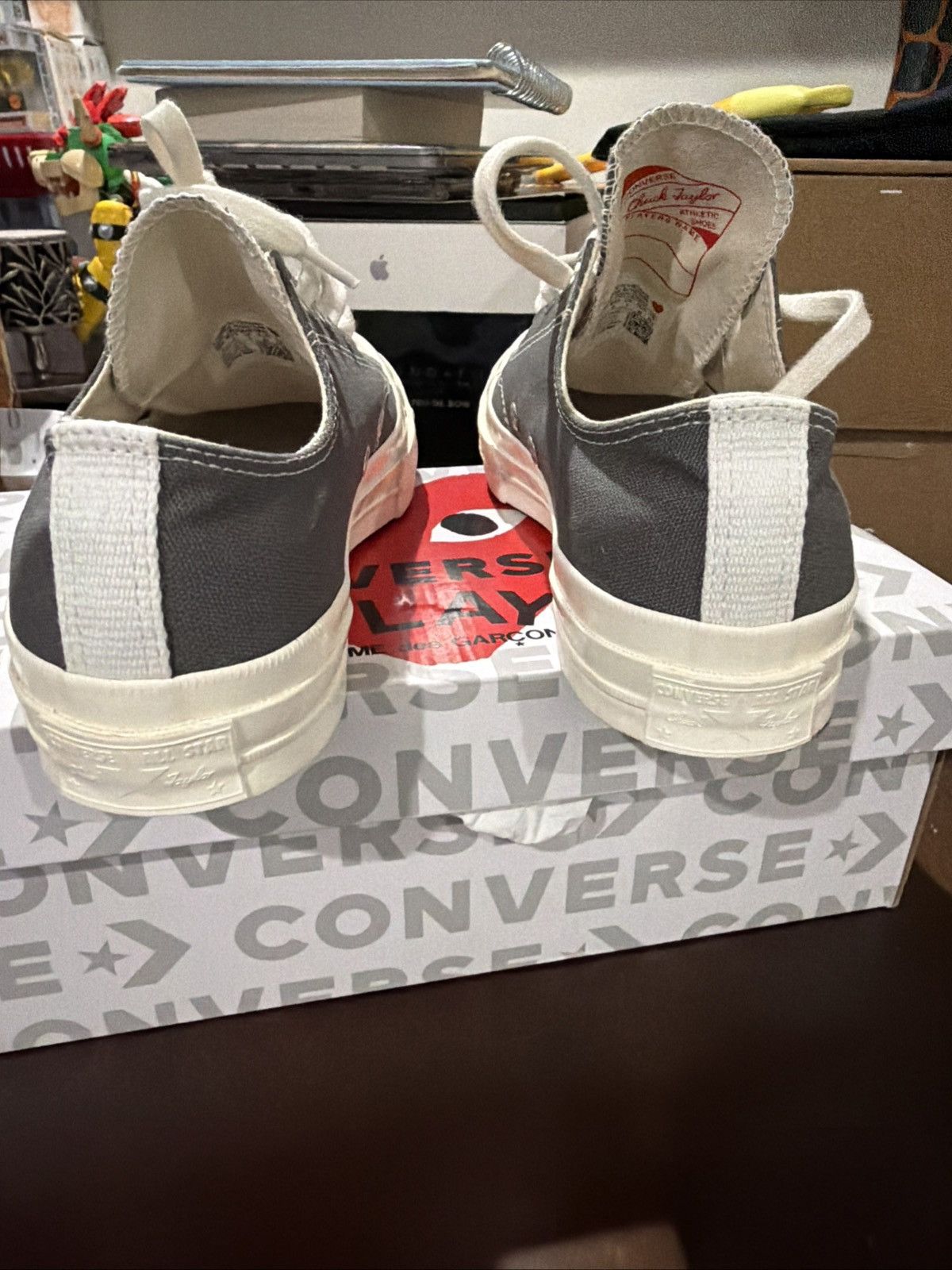 Comme des Garcons Converse Comme Des Garcons CDG PLAY x Chuck 70 Womens 9 /m Size US 9 / IT 39 - 4 Thumbnail