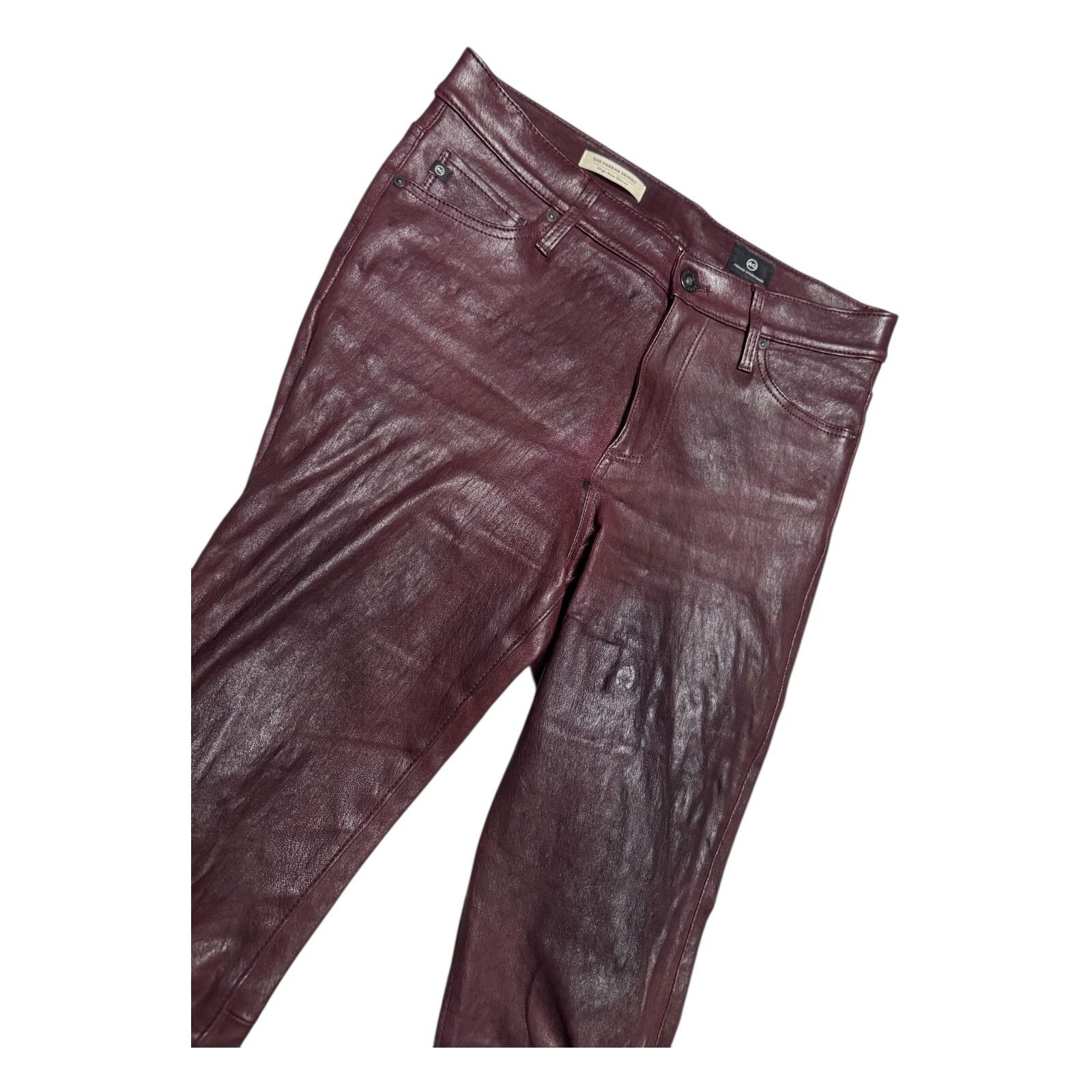 AG Adriano Goldschmied AG ADRIANO GOLDSCHMIED Genuine LAMB LEATHER Pants Medium Size 30" / US 8 / IT 44 - 5 Thumbnail