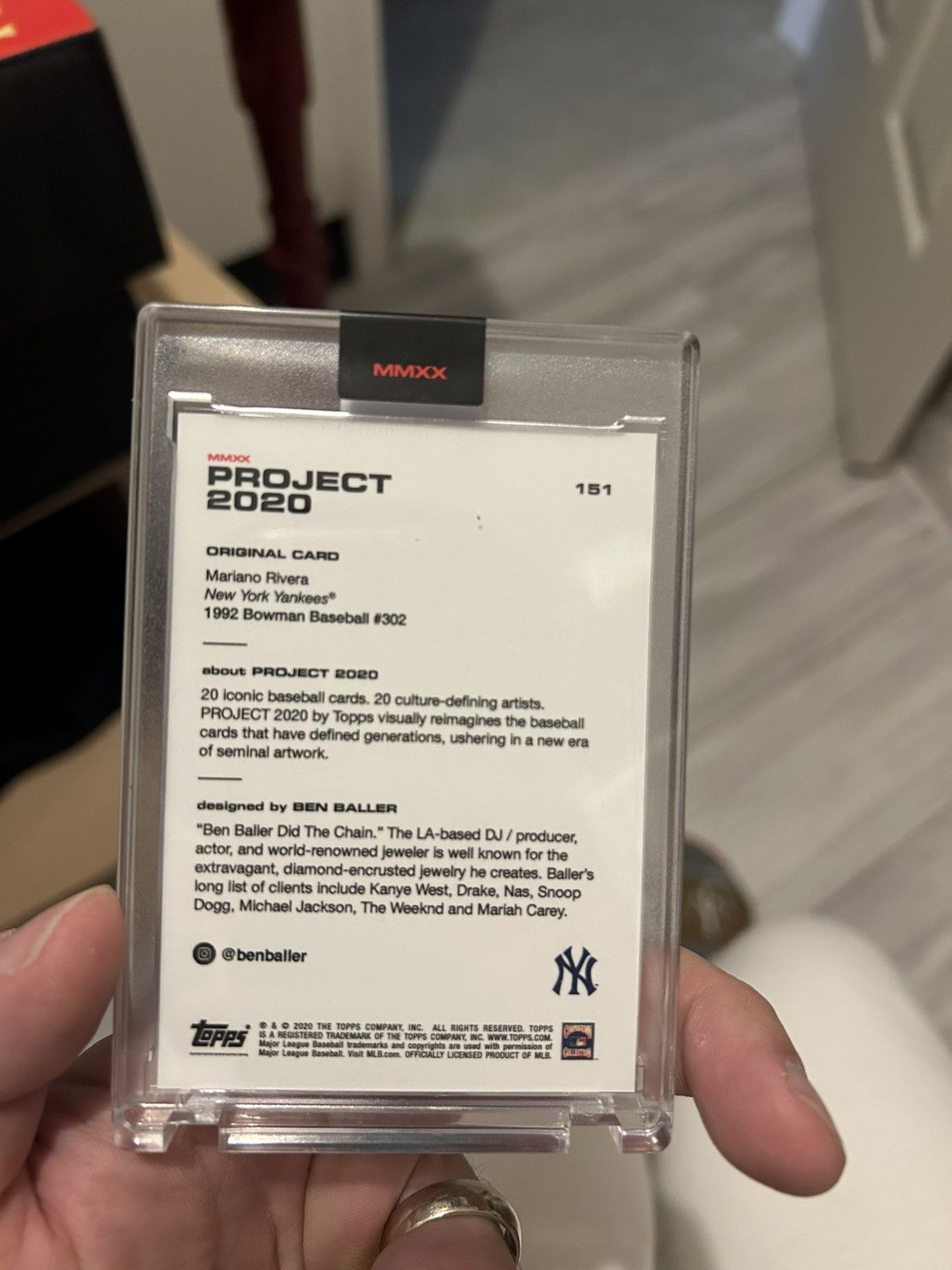 Ben Baller × MLB × New York Yankees Topps project 2020 Mariana Rivera Size ONE SIZE - 2 Thumbnail