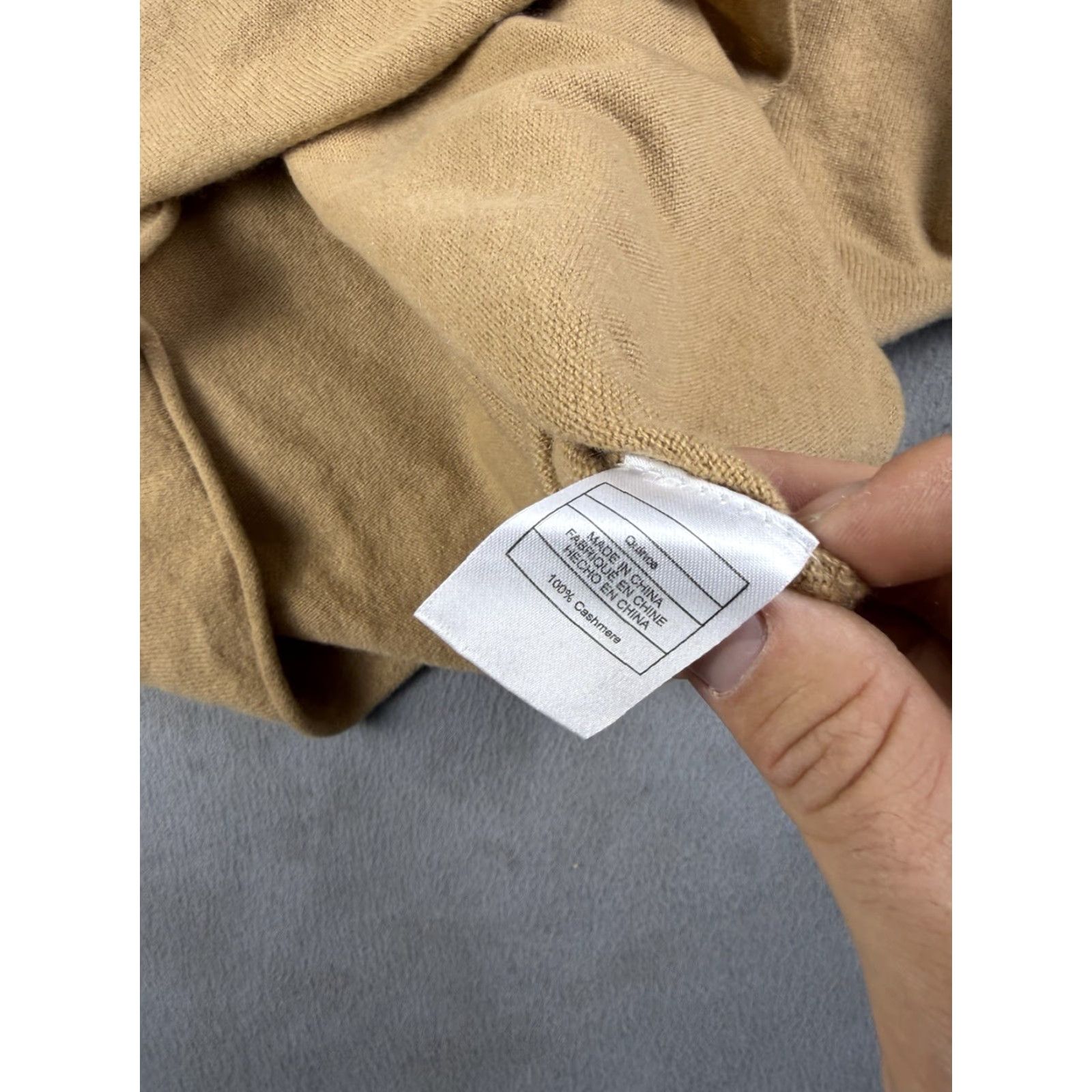 Quince Quince Sweater Women L Brown Crew Neck Knit Cashmere Raglan Sleeve Pullover Lightweight Logo Boxy Fit Knit Solid Regular Wool? Size L / US 10 / IT 46 - 4 Thumbnail