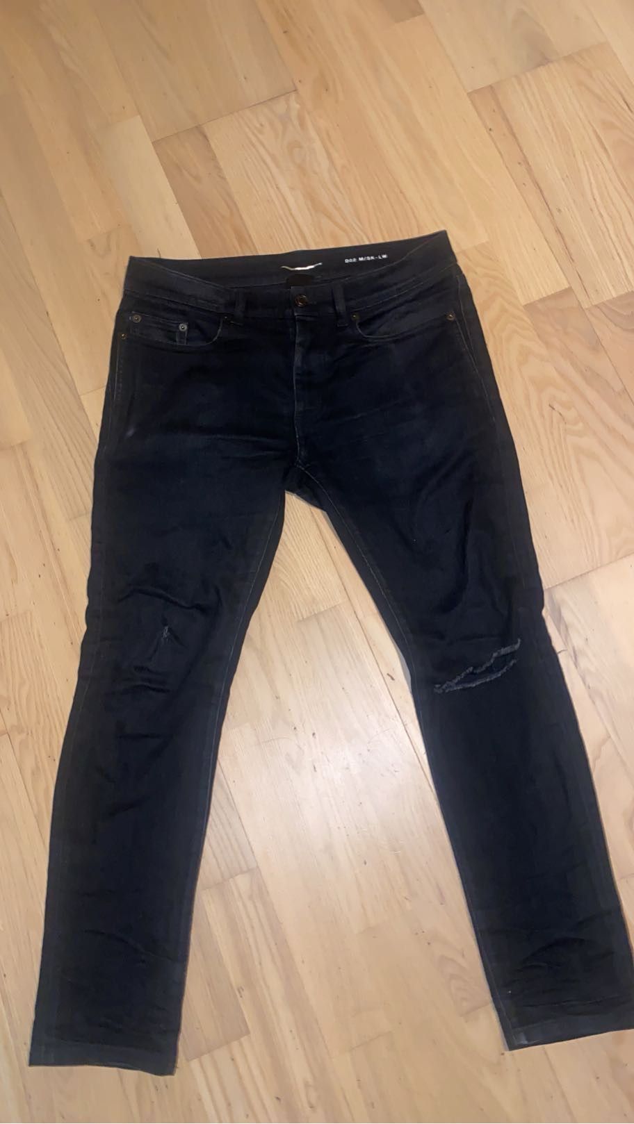 image of Saint Laurent Paris Saint Laurent Denim Jeans in Black, Men's (Size 31)