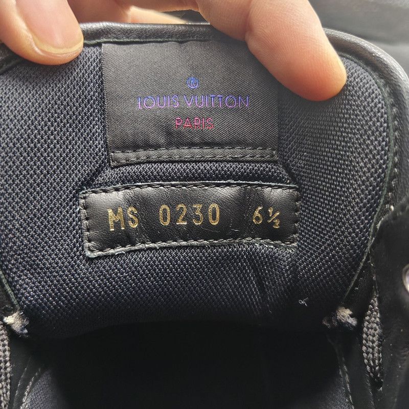 Louis Vuitton Louis Vuitton Rivoli Monogram High-Top Sneakers - Size US 9.5 / EU 42-43 - 5 Thumbnail