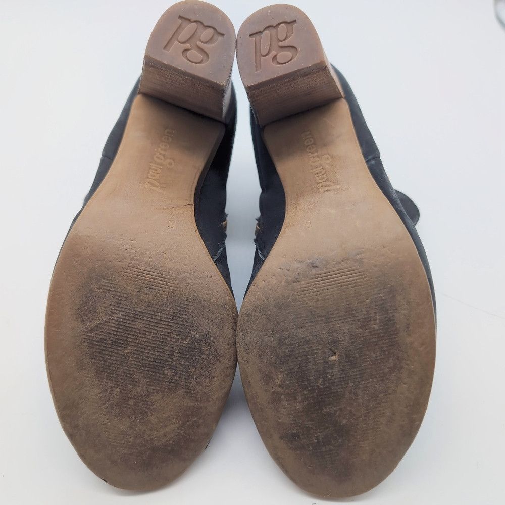 Other Paul Green Bellini Sz 8 Black Leather Peep-Toe Ankle Boots Size US 8 / IT 38 - 8 Thumbnail