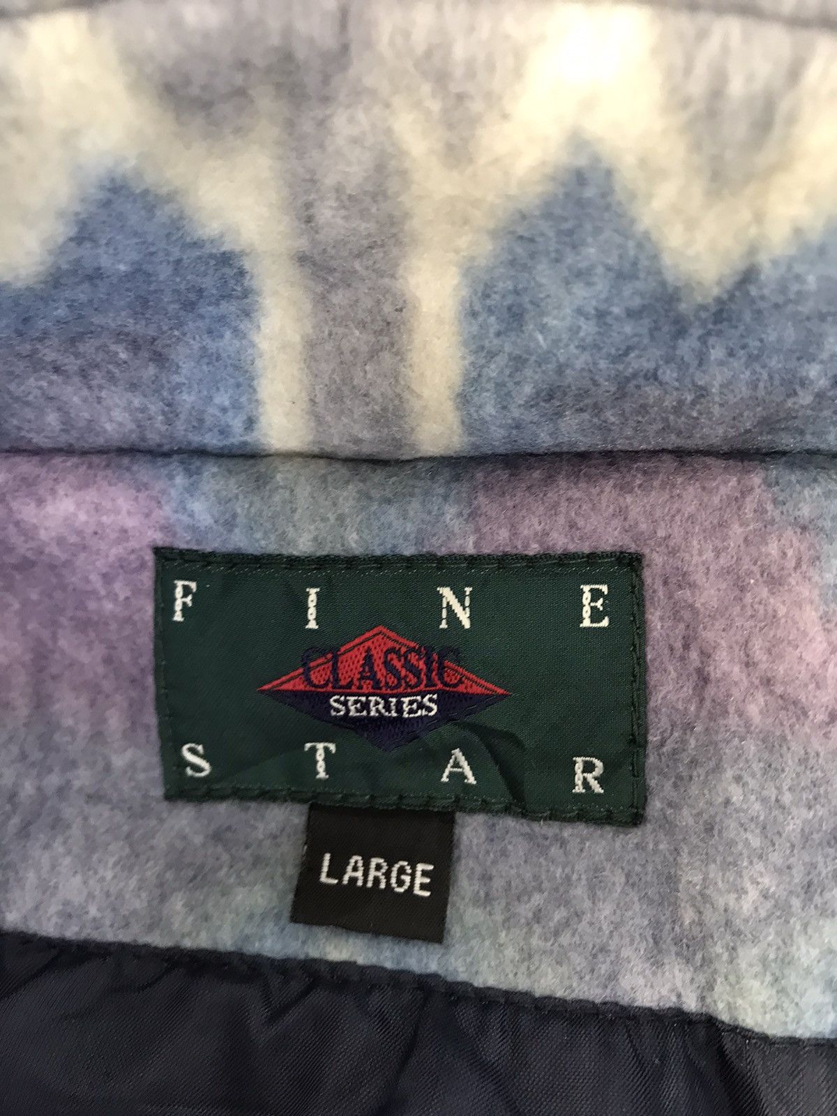 Japanese Brand Fine Star Classic Series Fleece Half Zip Jacket Aztec Color Size US XL / EU 56 / 4 - 4 Thumbnail