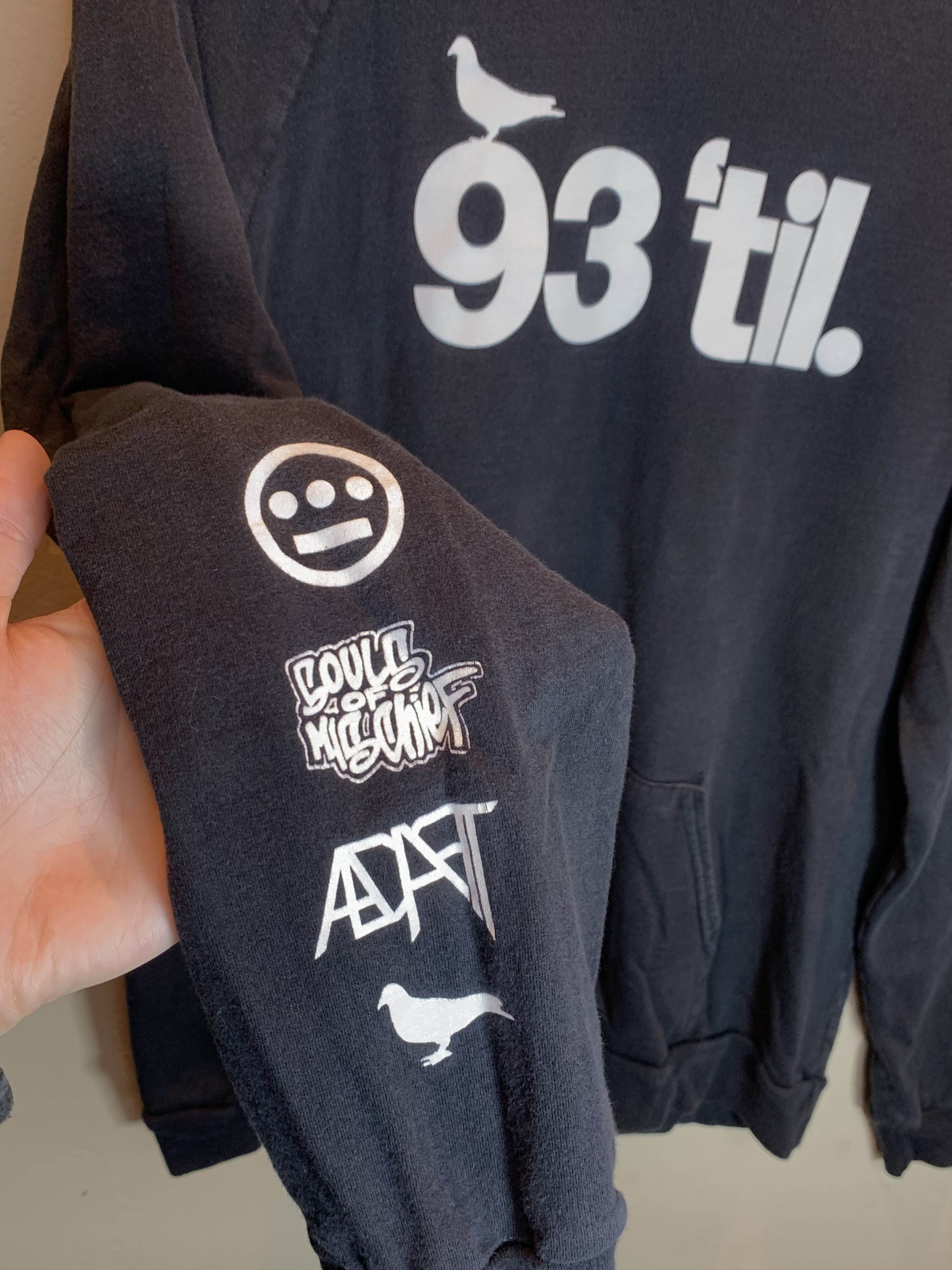 Rap Tees RARE VTG Adapt Hieroglyphics Souls Of Mischief 93 Til Hoodie Size US XL / EU 56 / 4 - 2 Thumbnail