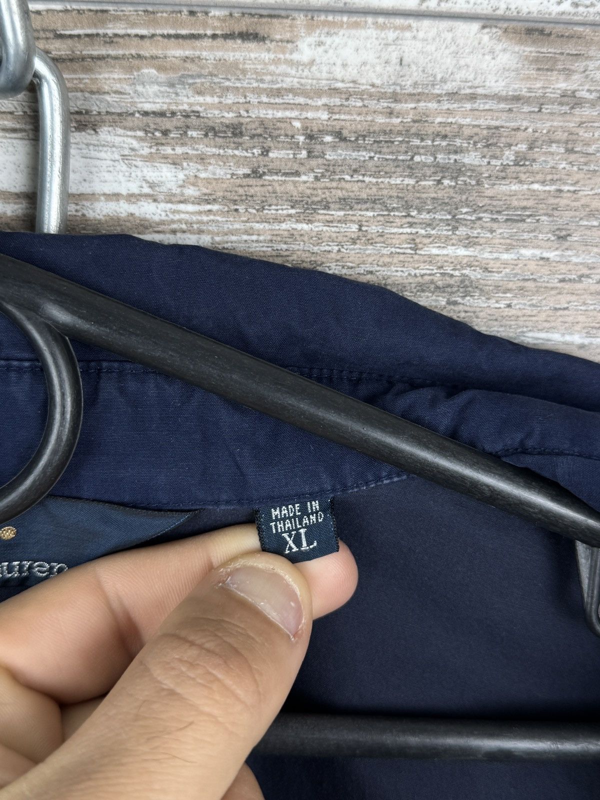 Polo Ralph Lauren Mens Vintage Polo Ralph Lauren jacket navy bomber Size US XL / EU 56 / 4 - 18 Thumbnail