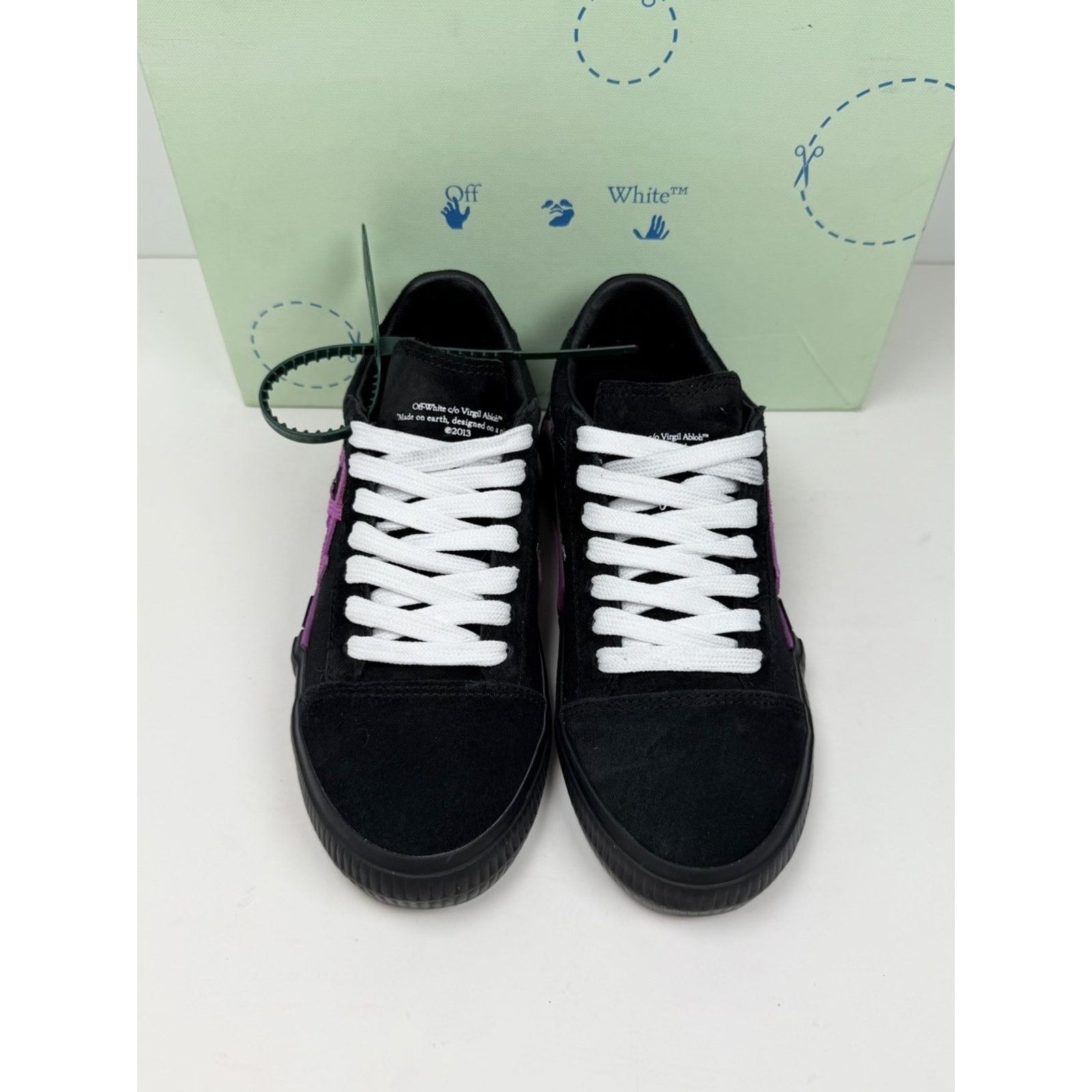 Off-White Size 36EU/6W - Off-White Vulcanized Canvas Black Size US 6 / IT 36 - 3 Thumbnail