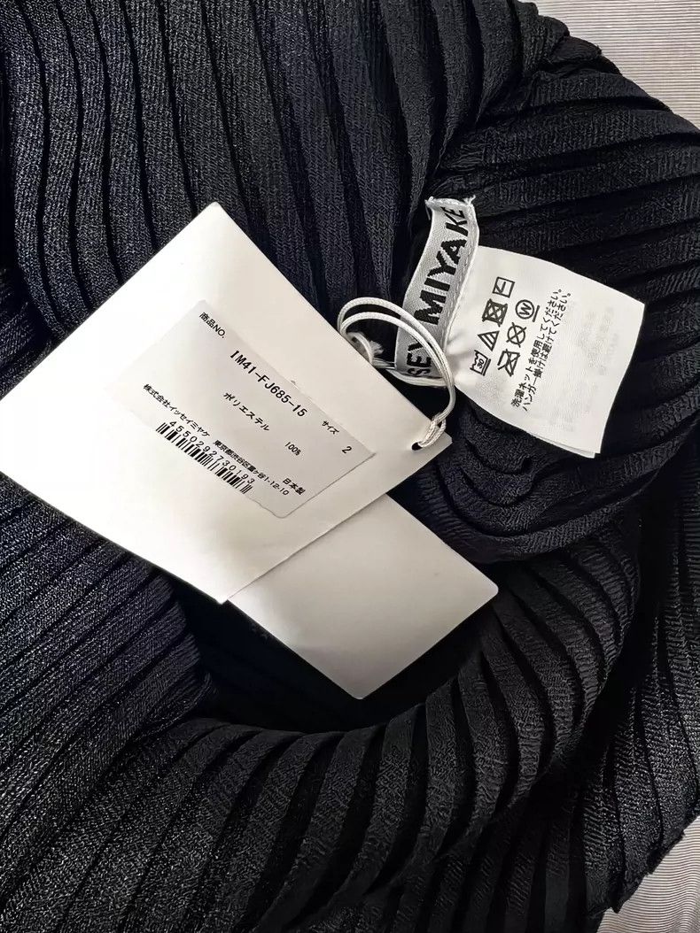 Issey Miyake Issey Miyake size:2 Black main line twill short-sleeved sh Size XS / US 0-2 / IT 36-38 - 3 Thumbnail