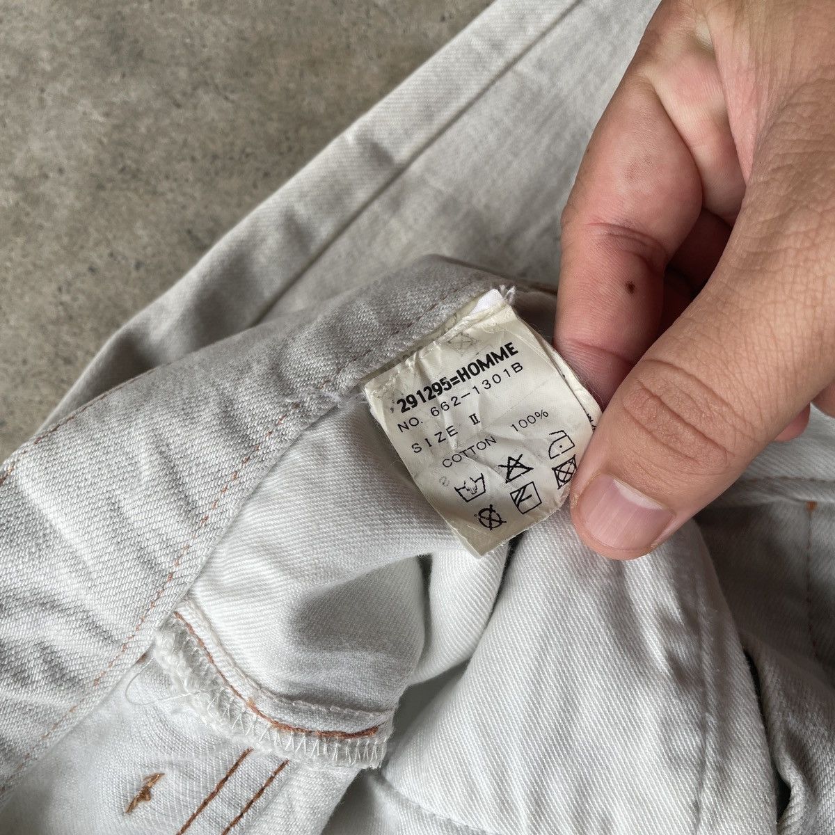 If Six Was Nine × Japanese Brand × Le Grande Bleu (L.G.B.) 291295=Homme Thrashed BOOTCUT Jeans FLARE Pants Denim W31 Size US 31 - 9 Thumbnail