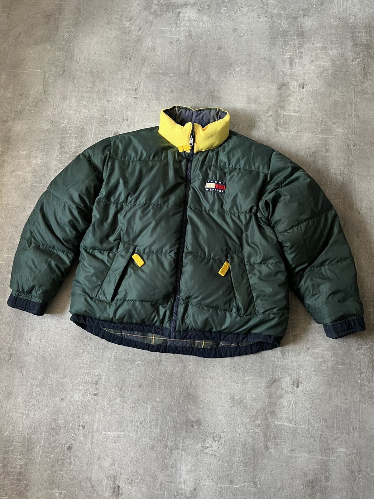 Tommy Hilfiger Vintage Tommy Hilfiger reversible tartan puffer jacket 90s Size US L / EU 52-54 / 3 - 2 Thumbnail