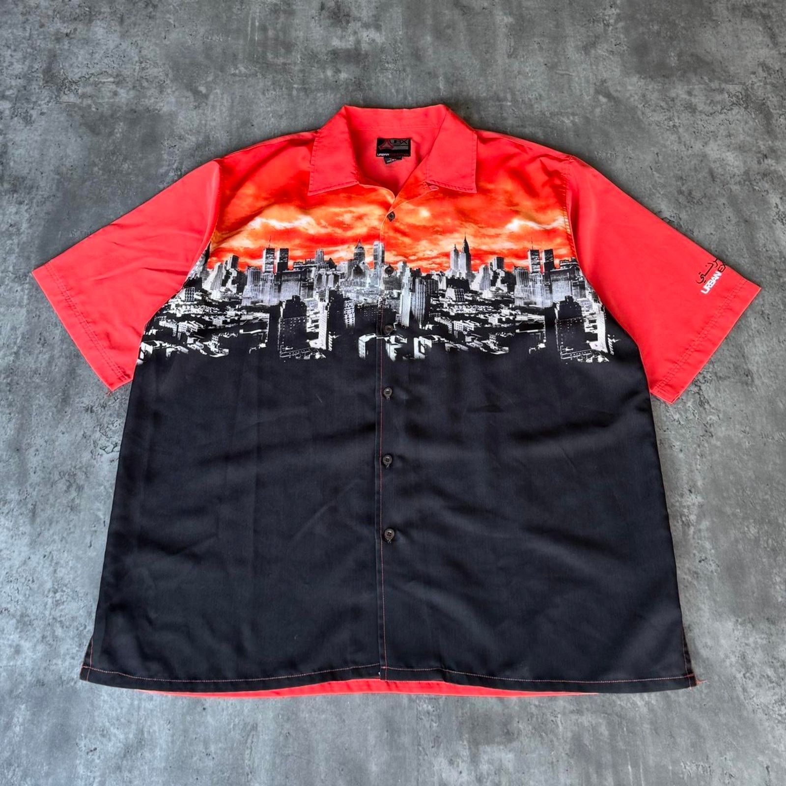 Japanese Brand × Vintage Vintage Y2K Skater Grunge Cyber Jnco Southpole Style Shirt Size US XL / EU 56 / 4 - 1 Thumbnail
