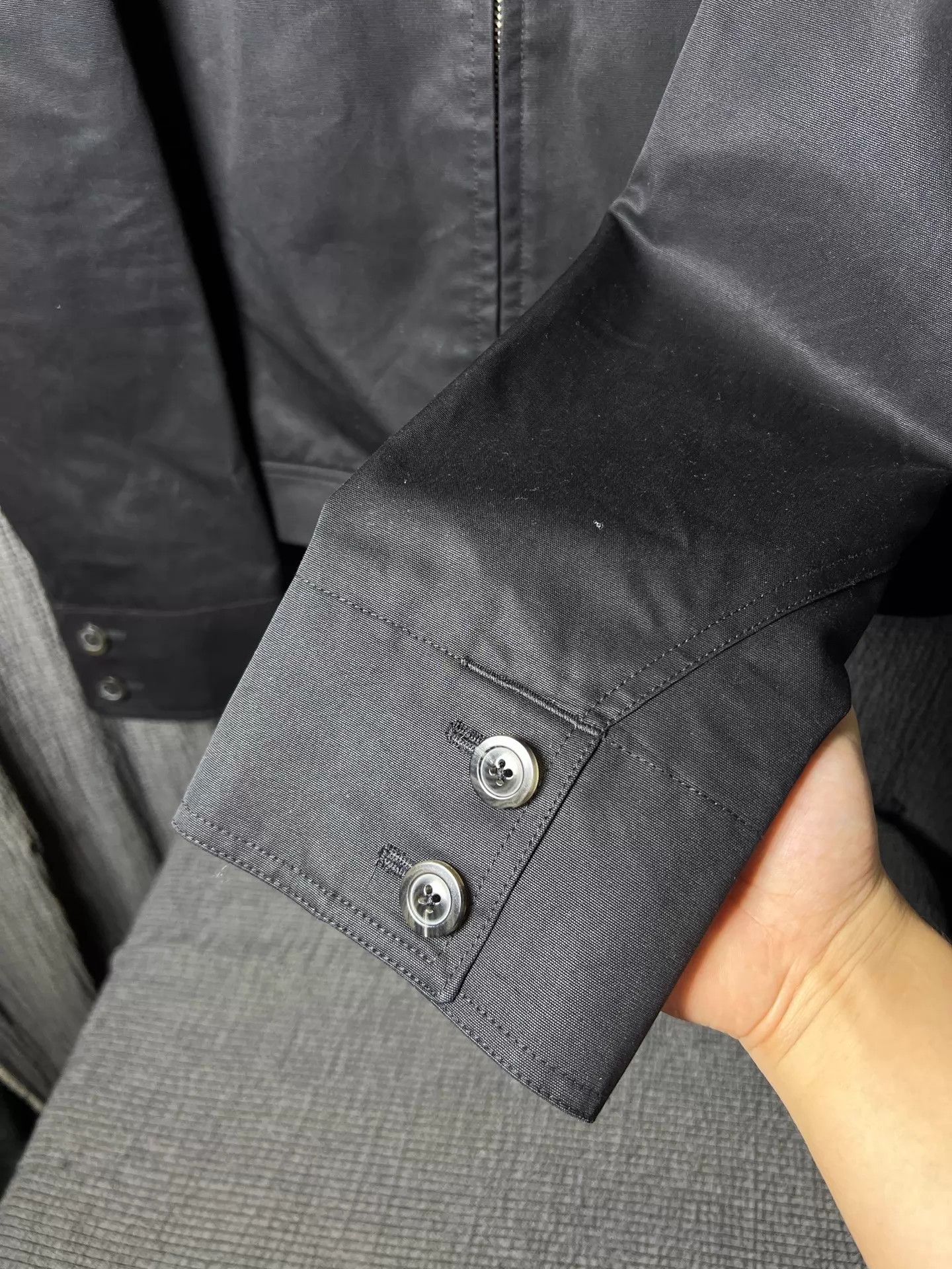 Rick Owens Rick Owens 17ss Stand Collar Admin Jacket 50 (Oversized) Size US M / EU 48-50 / 2 - 4 Thumbnail