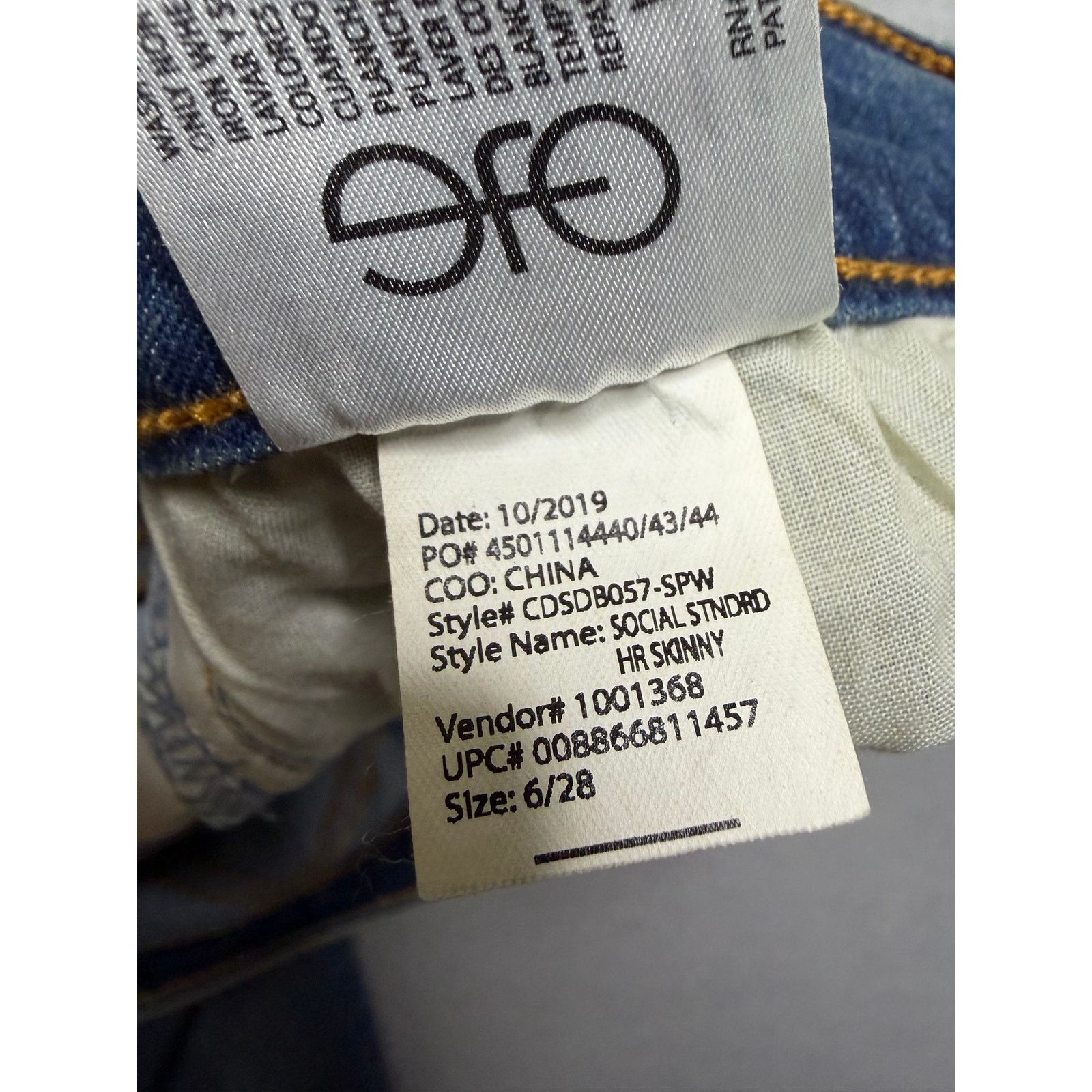 Social Status Social Standard By Sanctuary Skinny Jeans Women’s 6/28 Size 28" / US 6 / IT 42 - 6 Thumbnail
