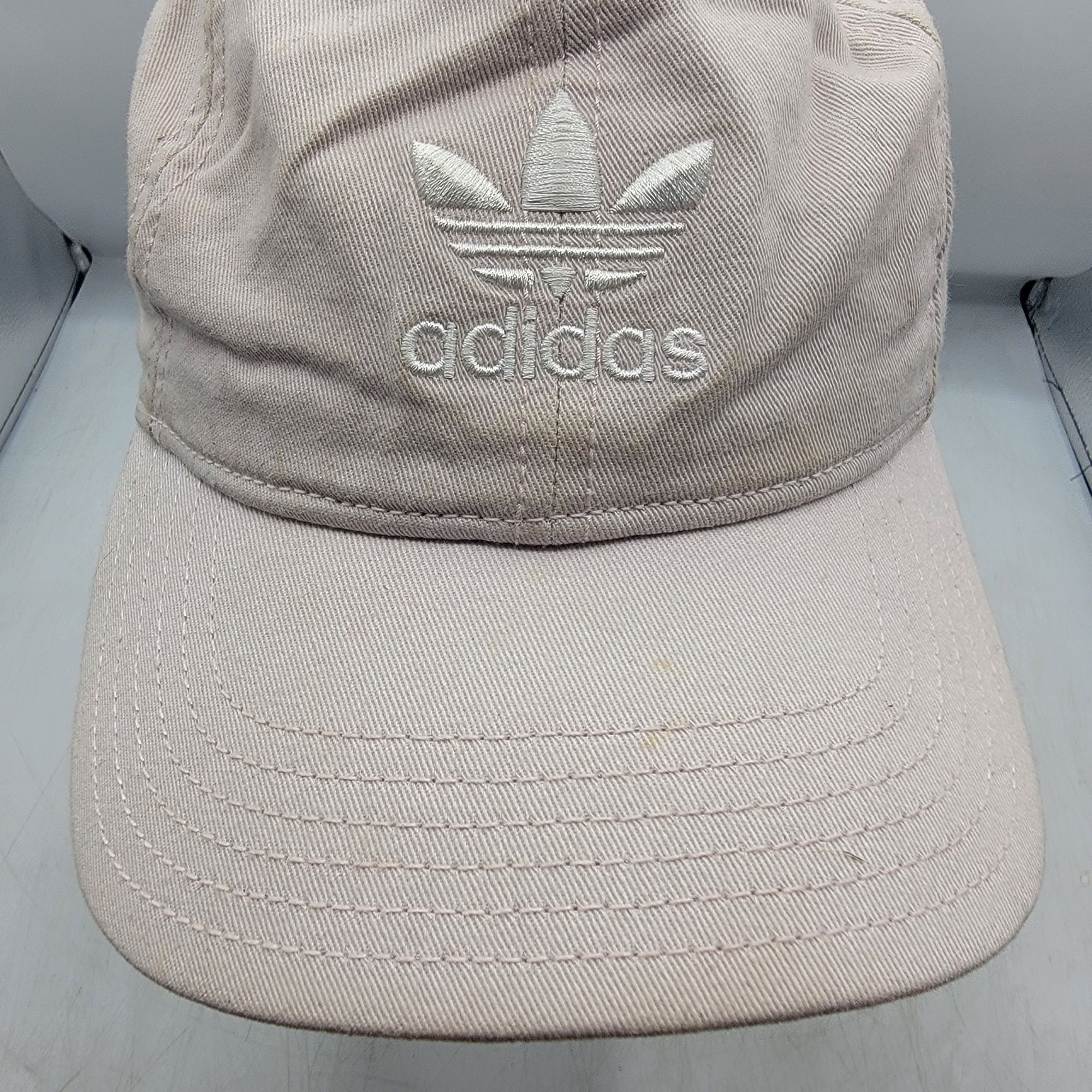 Adidas Adidas Originals Pink Cotton Strapback Hat Adjustable Size C Size ONE SIZE - 10 Thumbnail