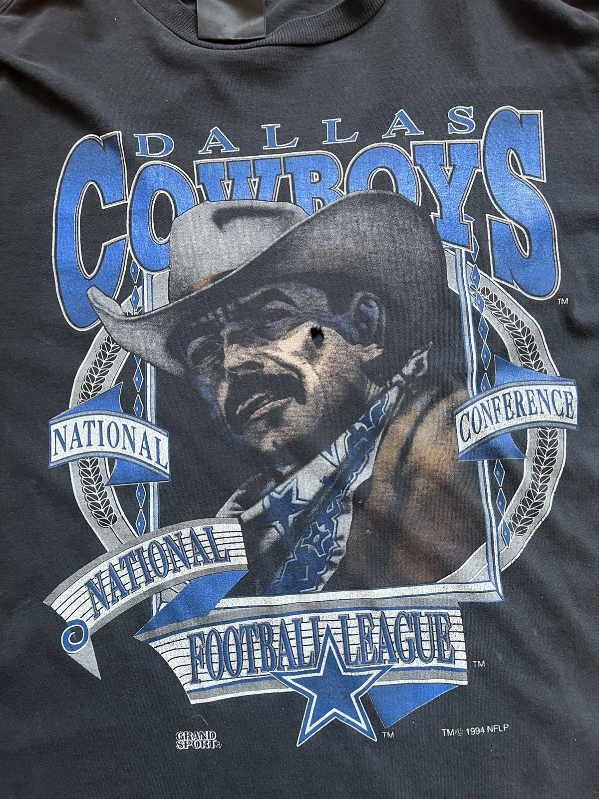 NFL × Vintage Vintage NFL Cowboys 1994 T Shirt (Single Stitch) Size US XL / EU 56 / 4 - 3 Thumbnail