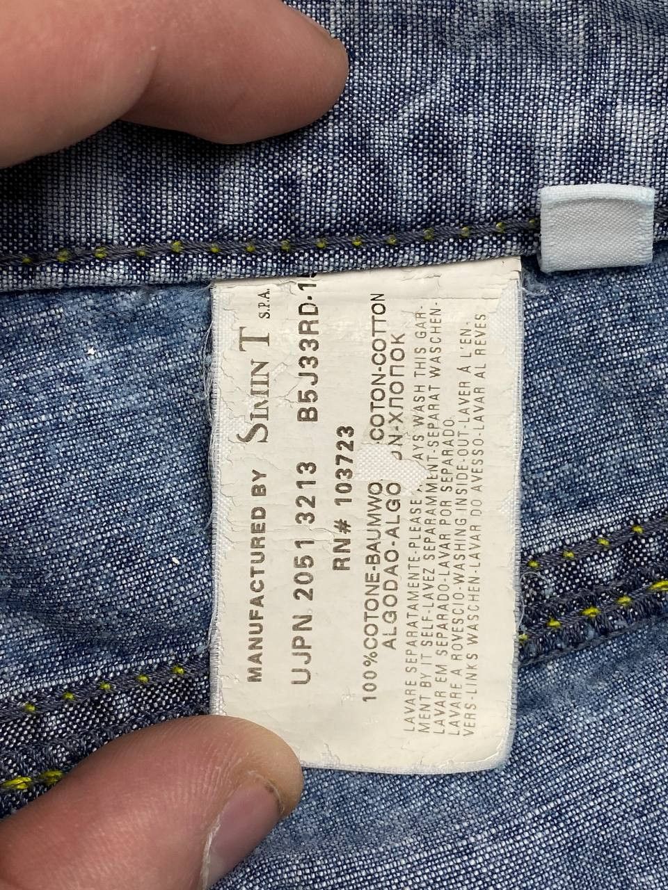 Armani Vintage Armani Jeans Denim Jeans Big Logo Size US 31 - 16 Thumbnail