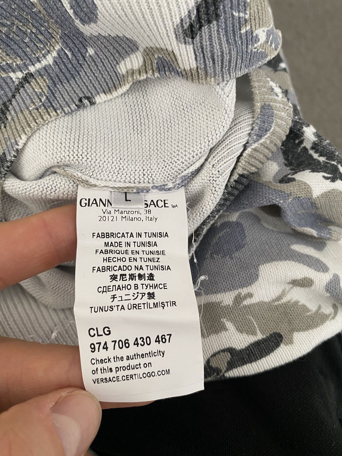 Versace Versace Collection Sweater Jumper L Knit archive y2k multi Size US L / EU 52-54 / 3 - 4 Thumbnail
