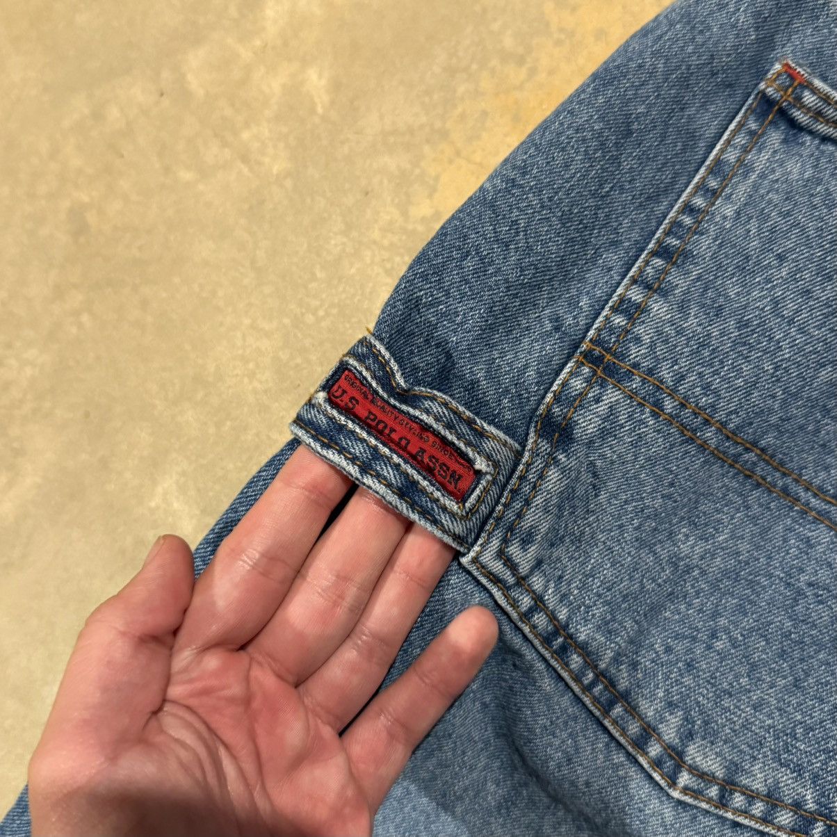 U.S. Polo Assn. Vintage 2000s US Polo Assn Baggy Carpenter Jorts Y2K Skater Size US 40 / EU 56 - 5 Thumbnail