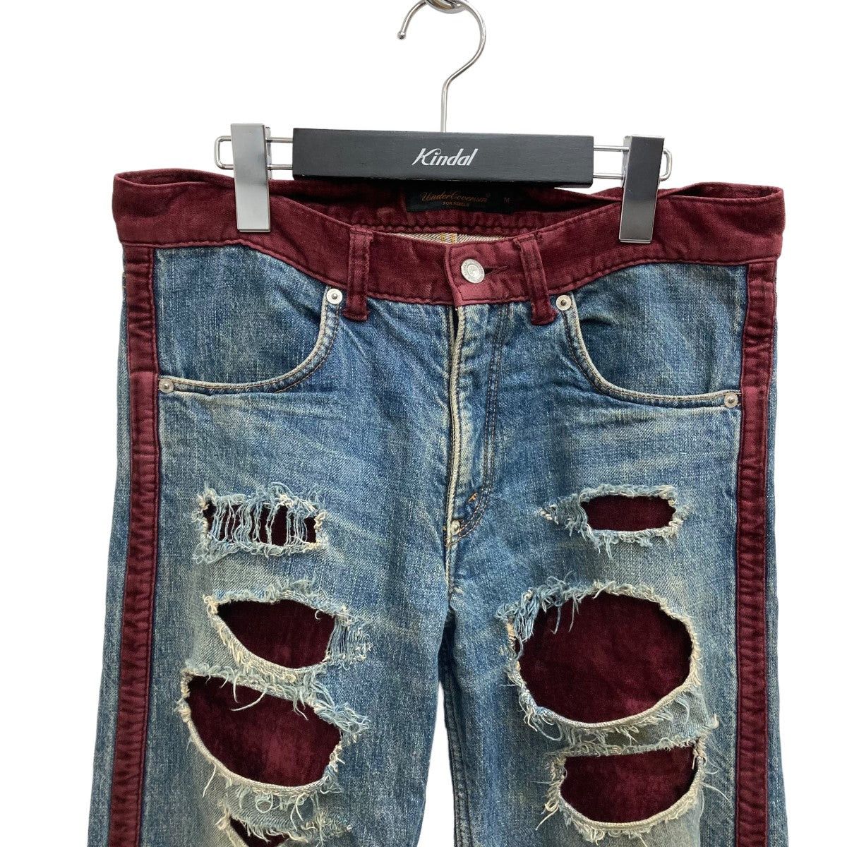 Undercover Undercover 02AW Witch Switching full crash denim denim pants Size US 32 / EU 48 - 3 Thumbnail