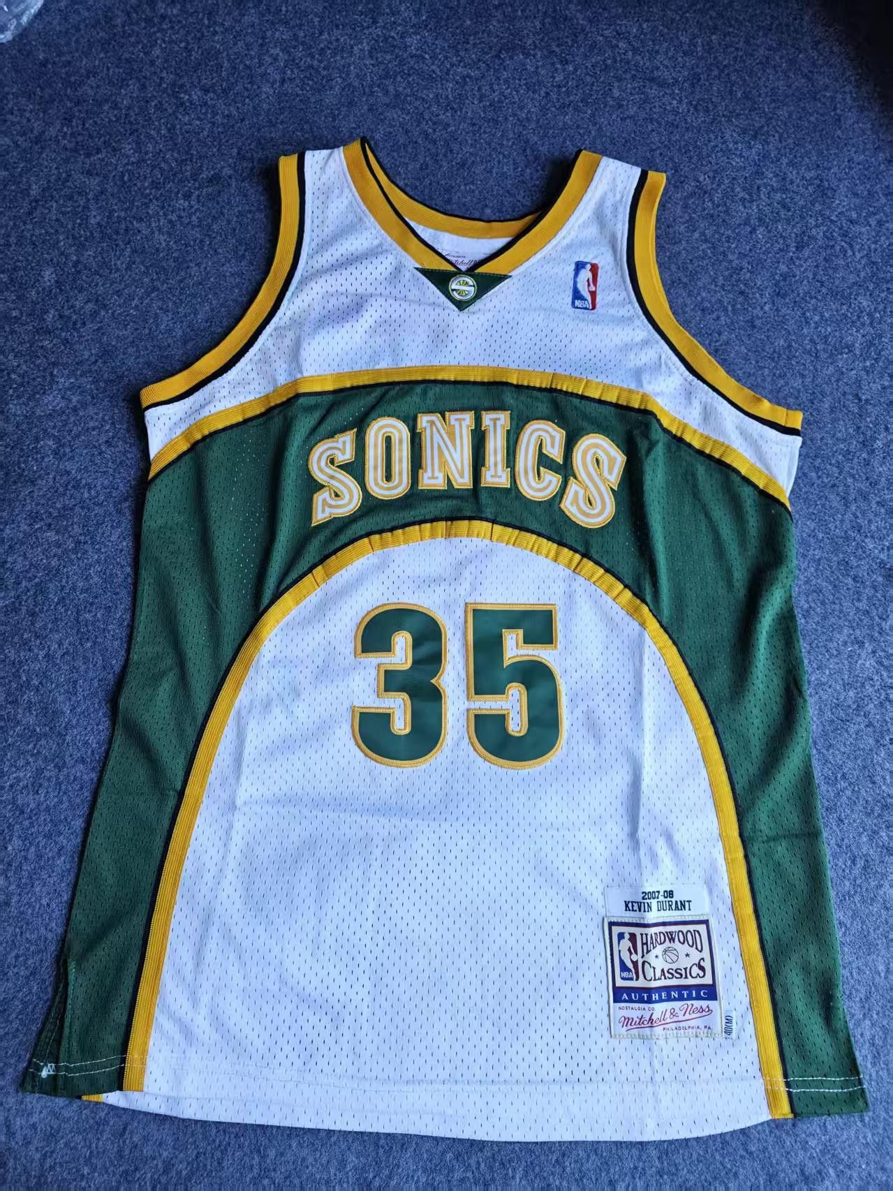 NBA 2007 08 Seattle SuperSonics 35 Kevin Durant Jersey Size US M / EU 48-50 / 2 - 1 Thumbnail