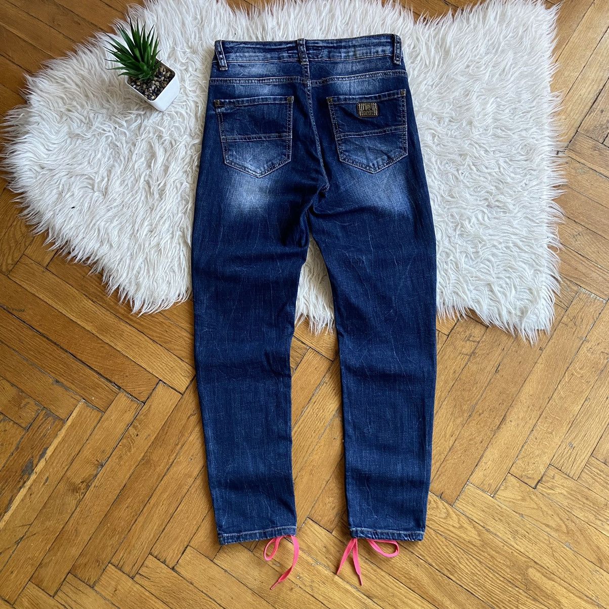 Diesel × Japanese Brand × Vintage 📌 Crazy Diesel Boyfriend Metal Logo Denim Jeans Size 26" / US 2 / IT 38 - 1 Thumbnail