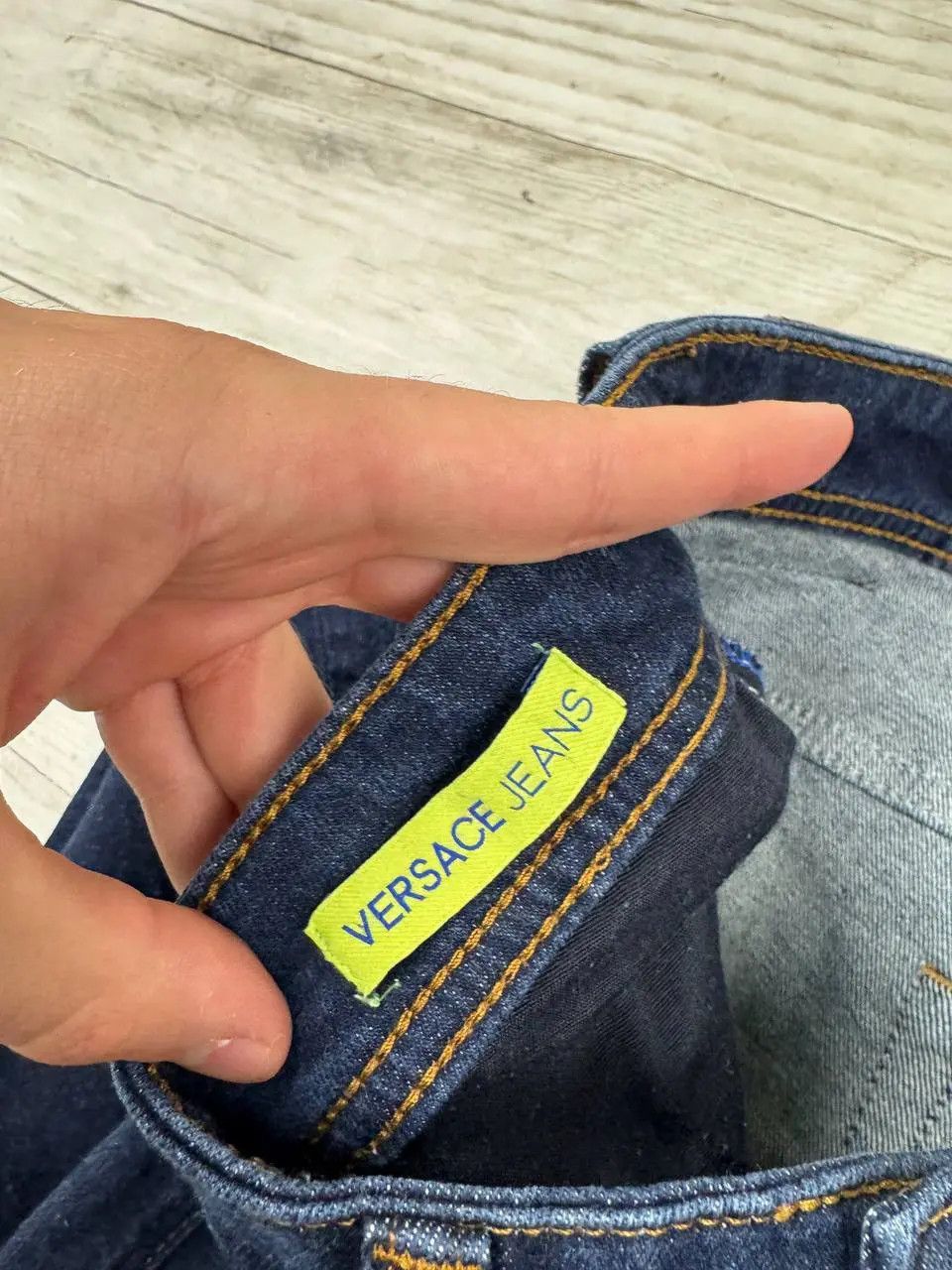 Versace Vintage Versace Jeans Skinny Fit Denim Big Logo Size US 30 / EU 46 - 11 Thumbnail