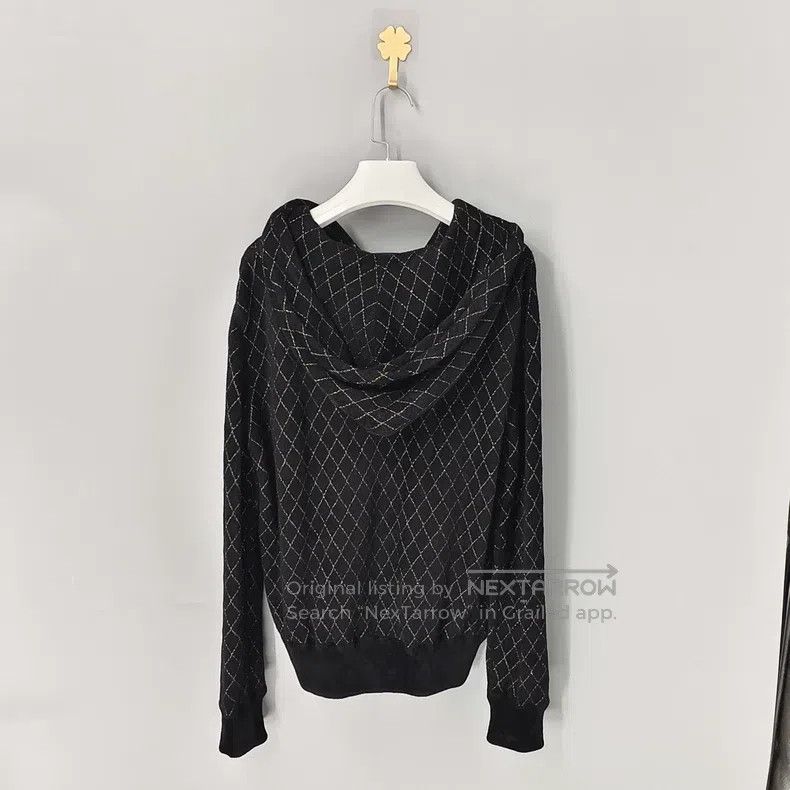 Chanel Chanel Towel fabric black and gold zipper hoodie Size XS / US 0-2 / IT 36-38 - 2 Thumbnail