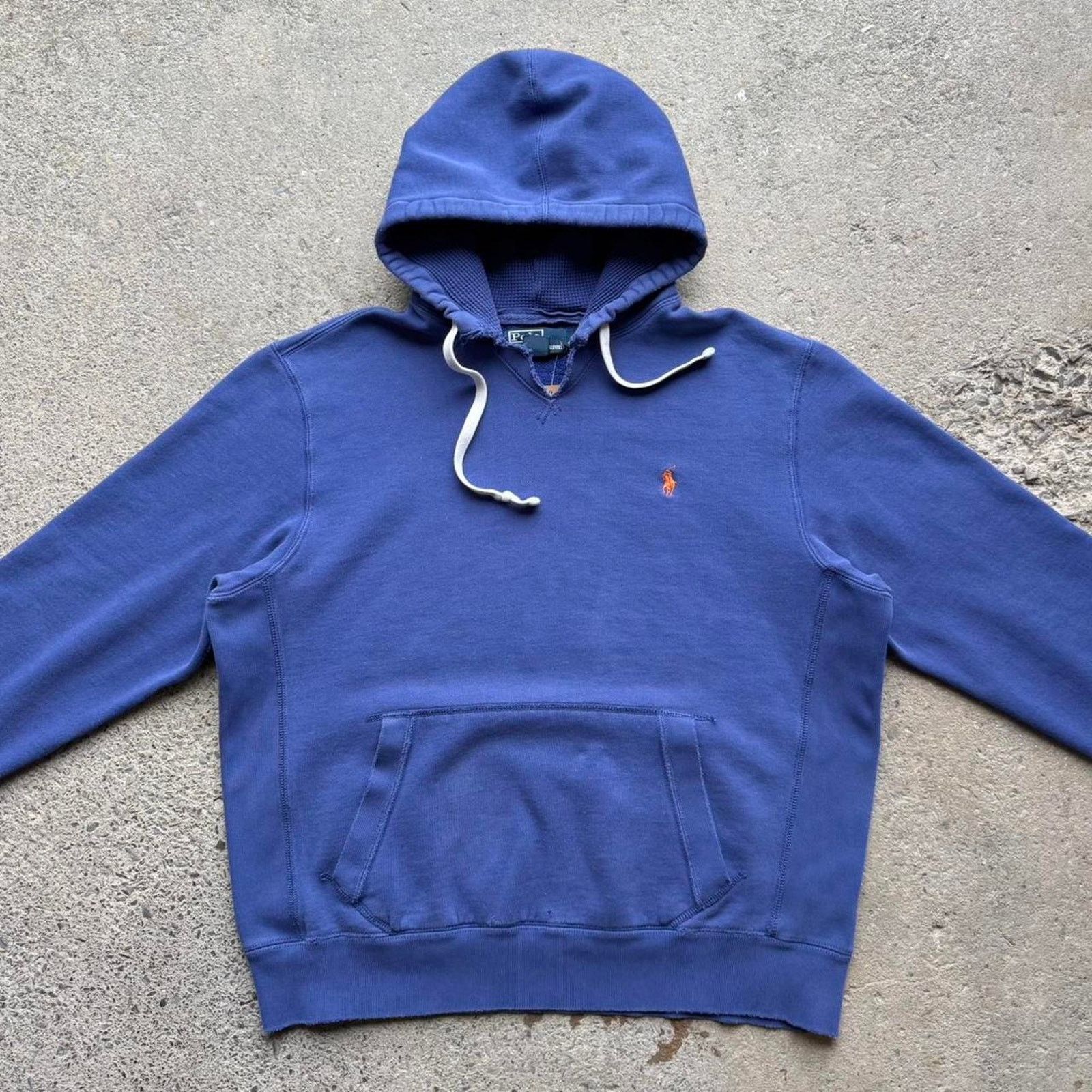 Polo Ralph Lauren 90s Indigo Polo by Ralph Lauren Hoodie Size US L / EU 52-54 / 3 - 2 Thumbnail
