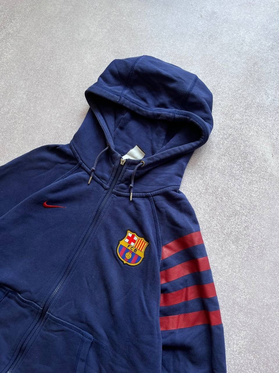 Other Vintage Nike Swoosh Barcelona Boxy Hoodie Y2K L Size US L / EU 52-54 / 3 - 2 Thumbnail