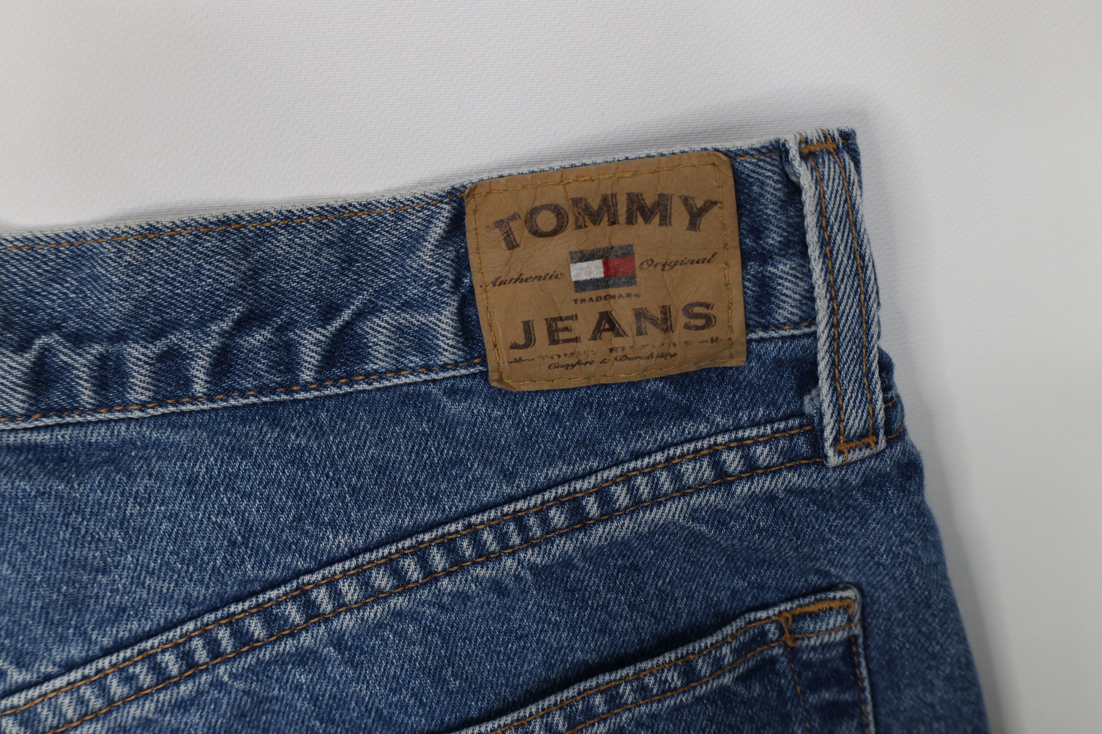Tommy Hilfiger Vintage 90s Tommy Hilfiger Baggy Wide Leg Denim Jeans Blue Size US 36 / EU 52 - 15 Thumbnail