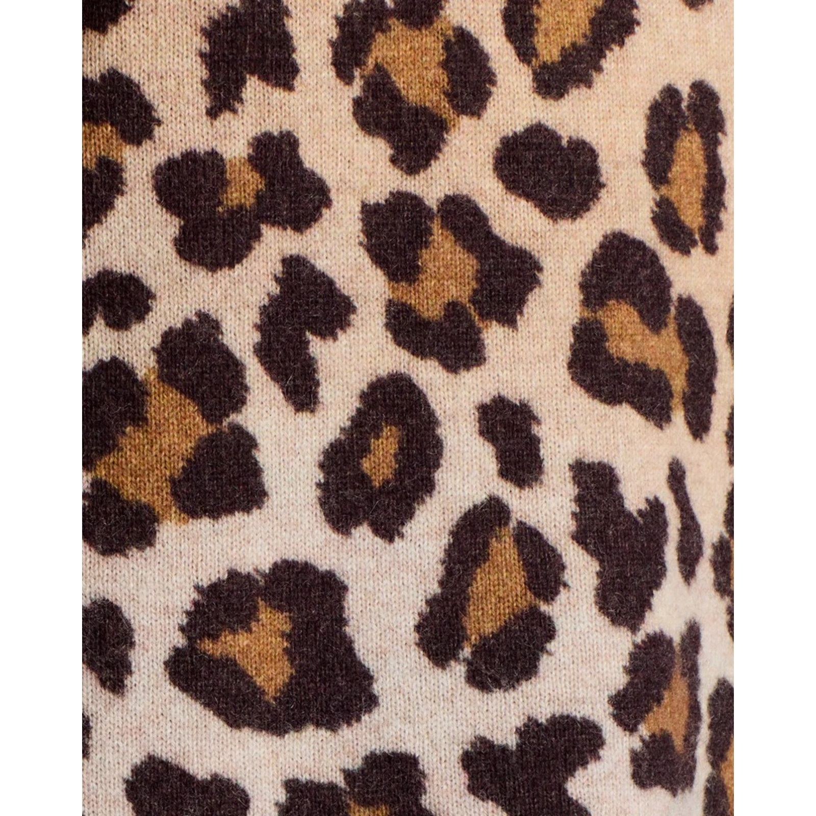 Bloomingdale's C by Bloomingdale's Women Cashmere Leopard Sweater Size M Size M / US 6-8 / IT 42-44 - 6 Thumbnail