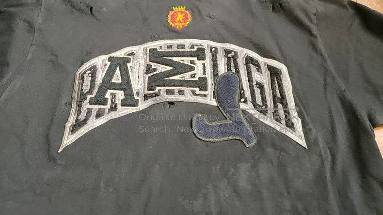 Balenciaga Balenciaga Black Distressed Destroyed Short Sleeve T-shirt Size US S / EU 44-46 / 1 - 2 Thumbnail