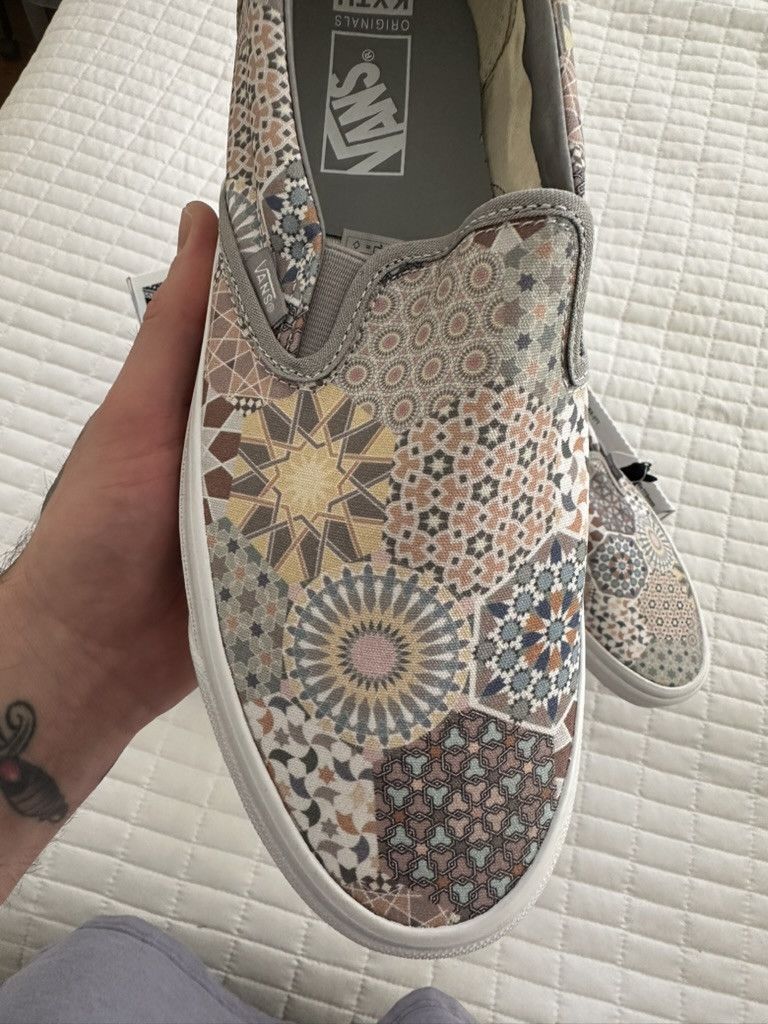 Kith × Vans NEW* KITH VANS OG CLASSIC SLIP ON 10TH MULTI TILE Size US 11.5 / EU 44-45 - 11 Thumbnail