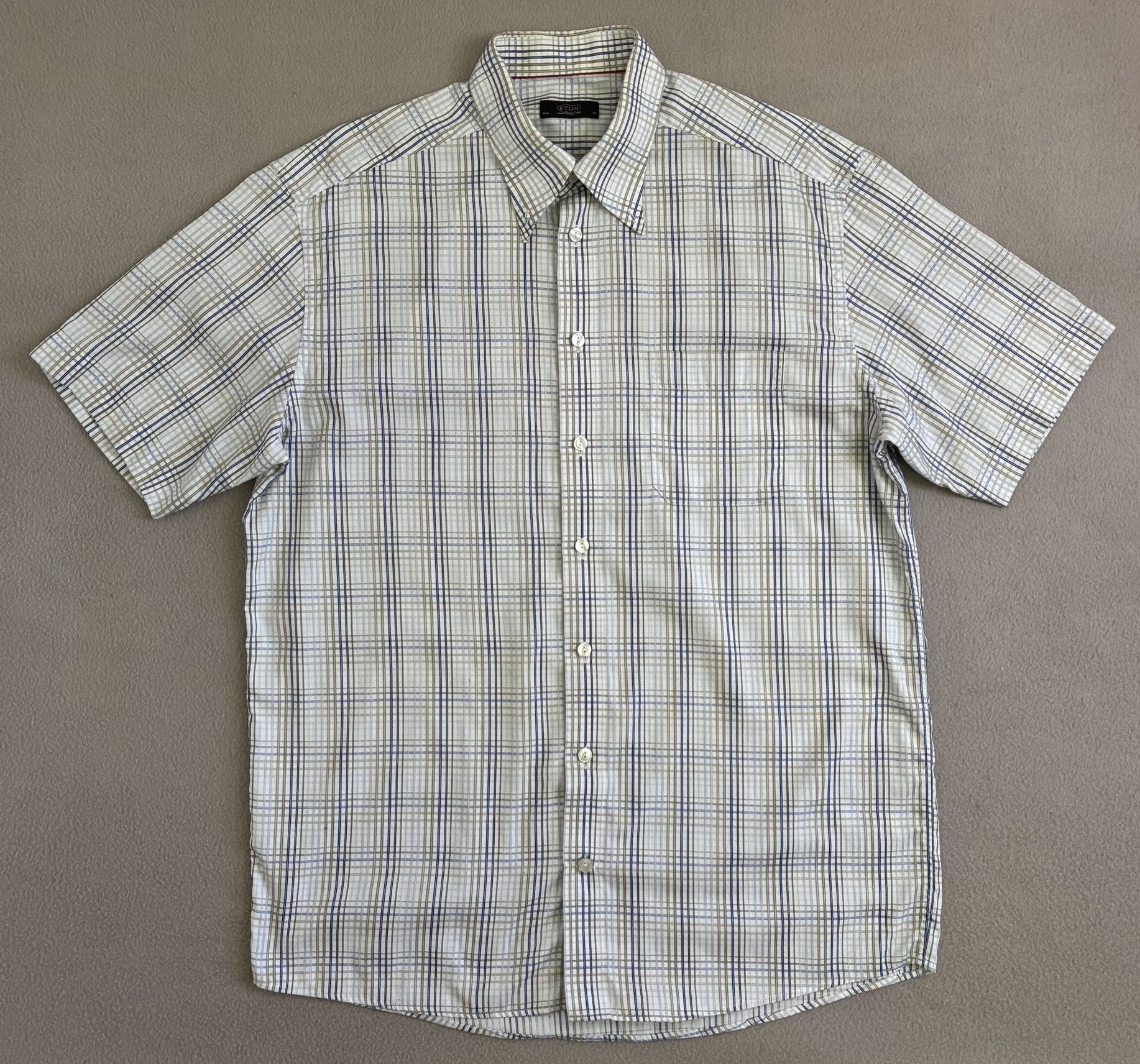 Eton Eton shirt white checks size 42 Size US L / EU 52-54 / 3 - 5 Thumbnail