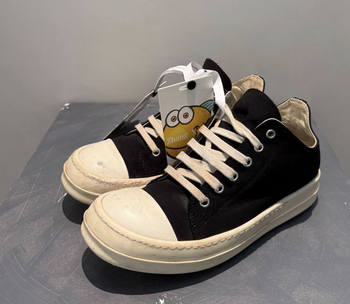 Rick Owens Rick Owens DRKSHDW Classic Nylon Converse-Inspired Sneakers Size US 8 / IT 38 - 2 Thumbnail