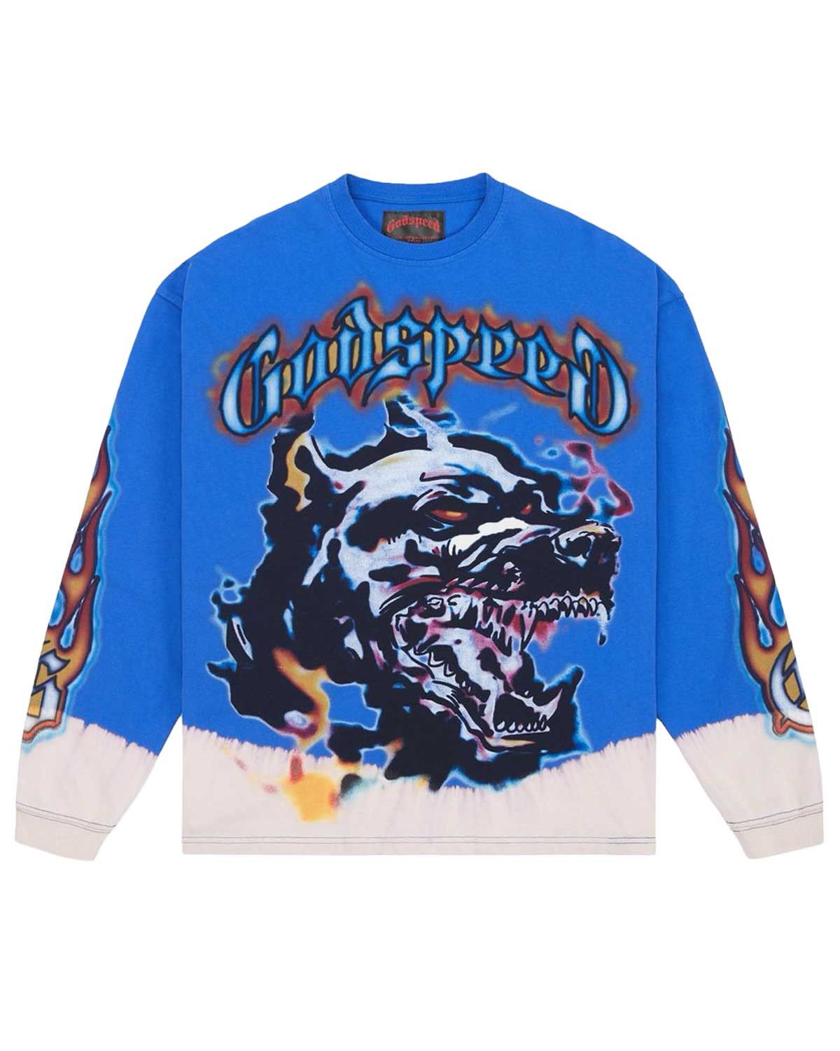 Godspeed Off The Leash L/S Tee Royal Blue Size US M / EU 48-50 / 2 - 1 Thumbnail