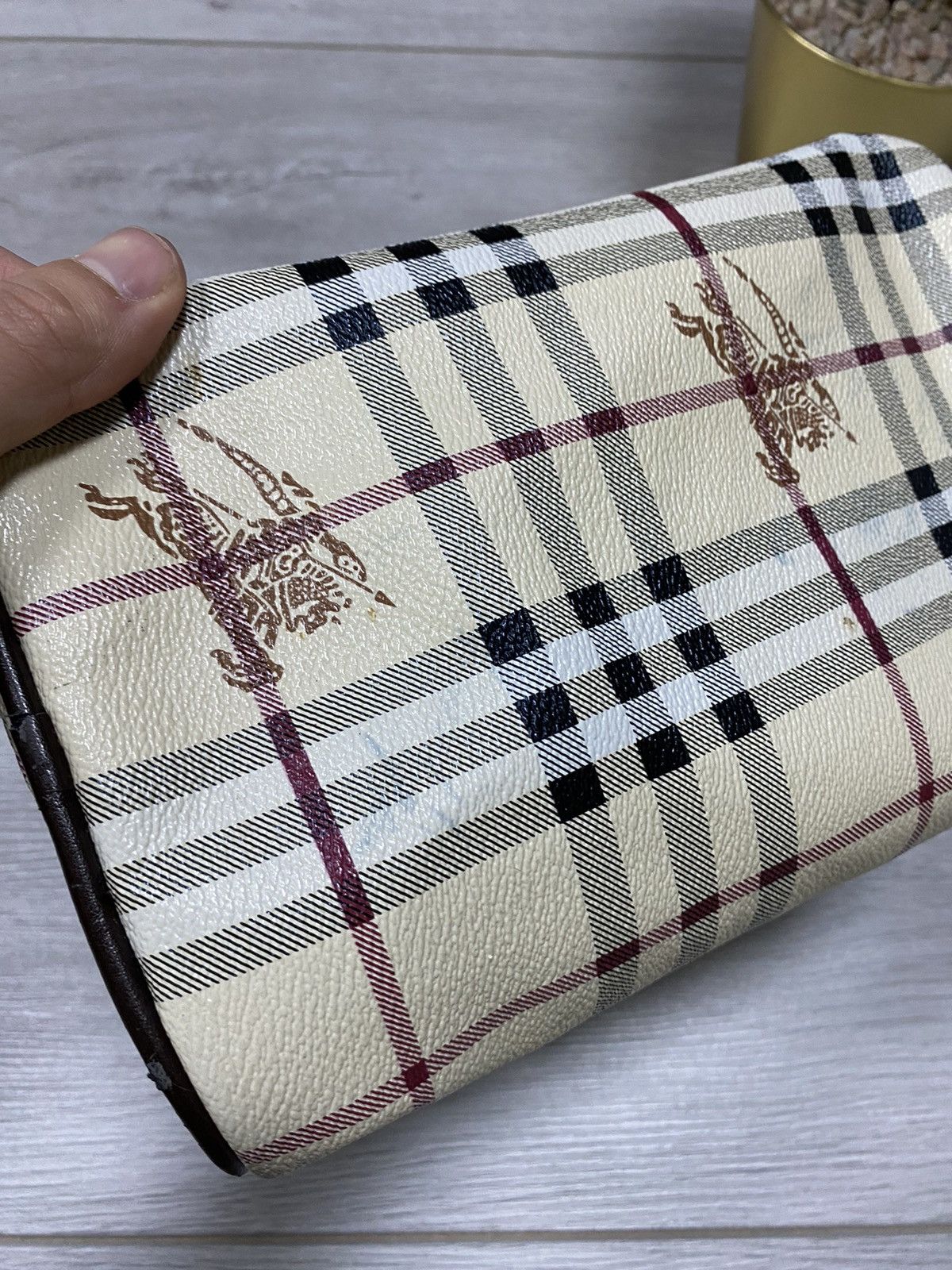 Vintage Burberry nova check monogram handle bag Size ONE SIZE - 10 Thumbnail