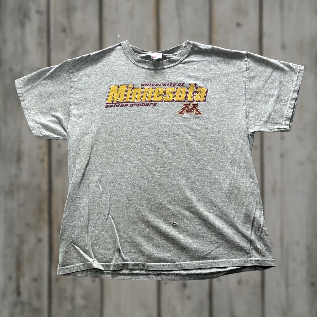 Soffe Soffe Shirt Mens XL Gray VTG University Minnesota Golden Gophers Tee Size US XL / EU 56 / 4 - 1 Thumbnail