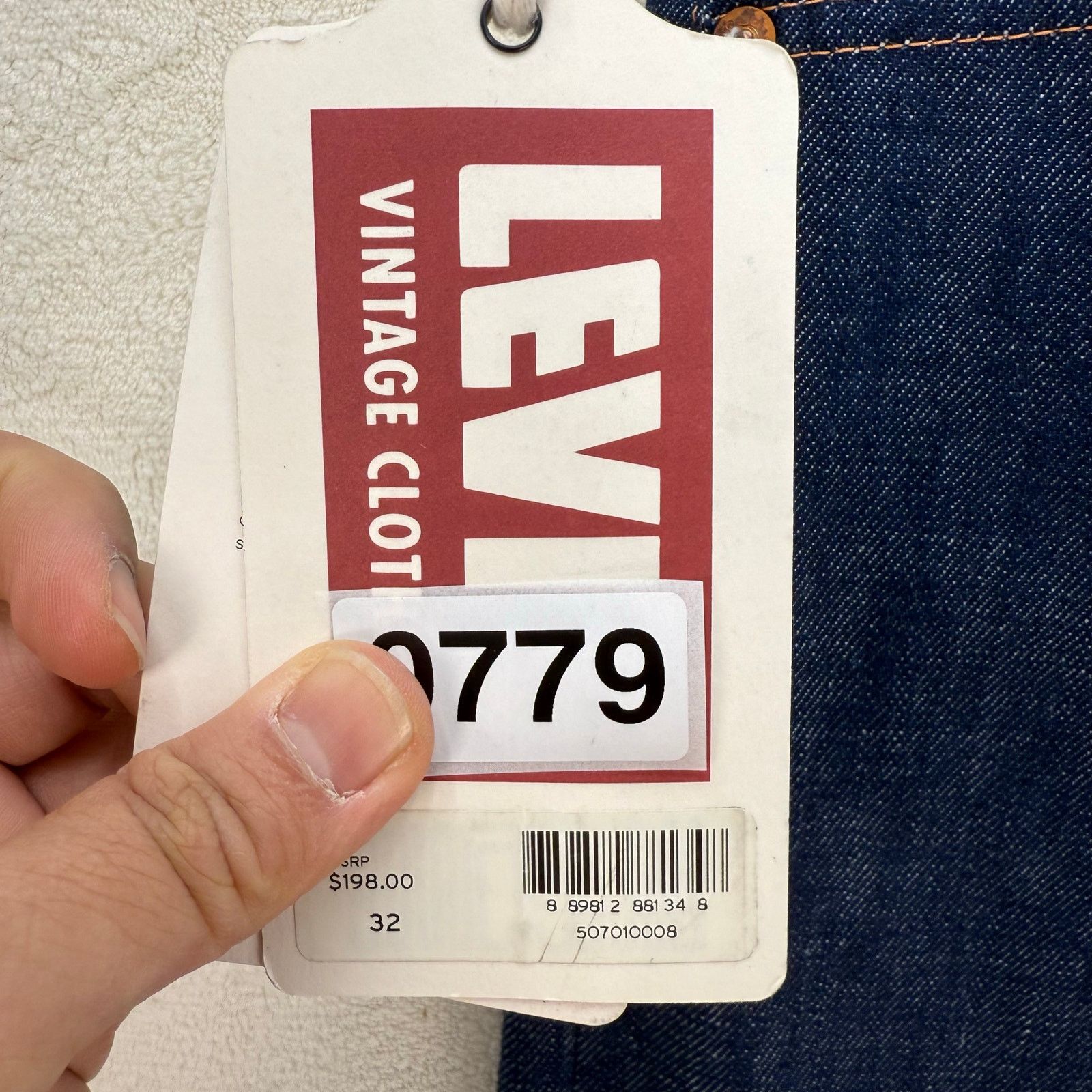 Levi's LEVI'S VINTAGE 1950'S 107 WOMEN'S 32X34 SELVEDGE DENIM Size 32" / US 10 / IT 46 - 4 Thumbnail