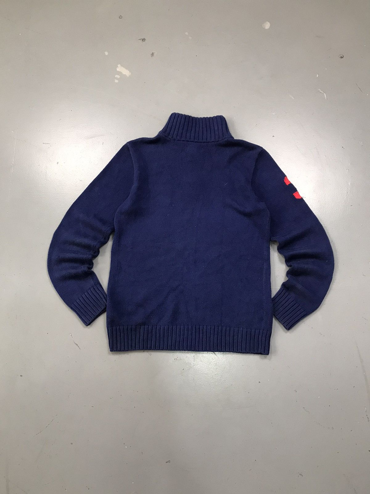 Designer × Polo Ralph Lauren × Vintage Vintage Ralph Lauren polo tag embroidered zipper sweater Size US L / EU 52-54 / 3 - 4 Thumbnail