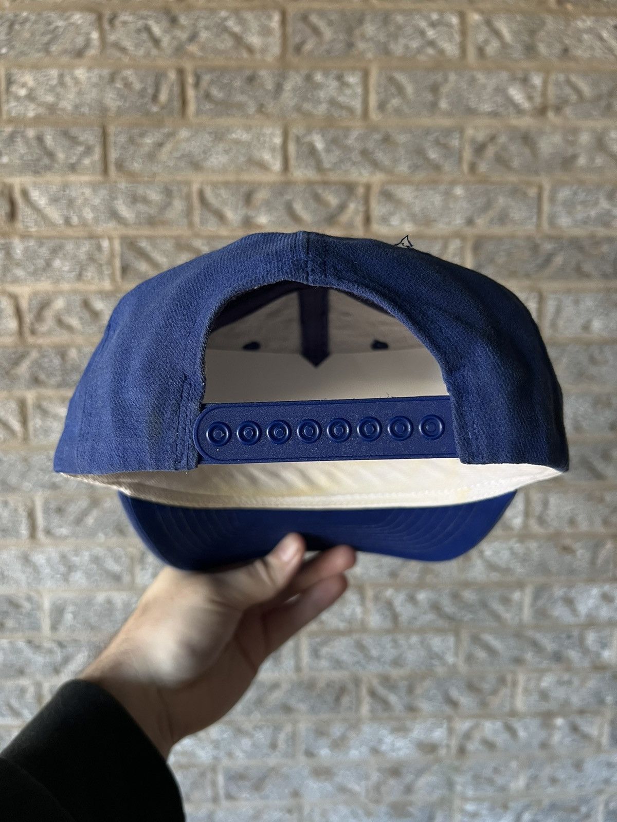 Sports Specialties × Vintage Vintage 90’s SMU Mustangs NCAA SnapBack Hat Size ONE SIZE - 3 Thumbnail