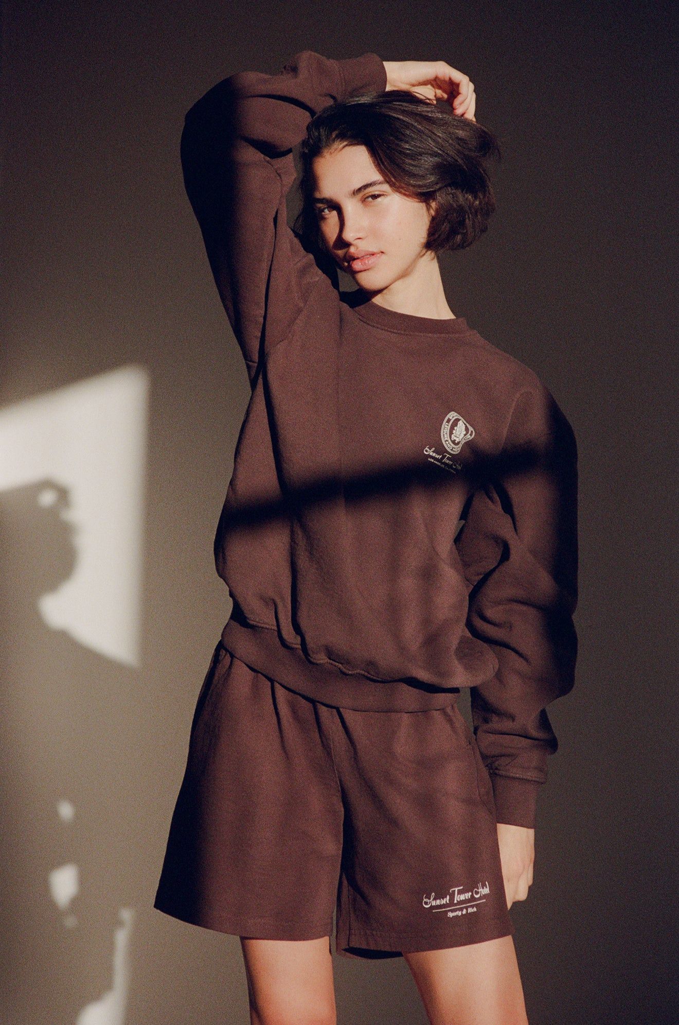 Sporty & Rich Sporty & Rich Chocolate Crewneck Large Retail $165 Size US L / EU 52-54 / 3 - 8 Thumbnail