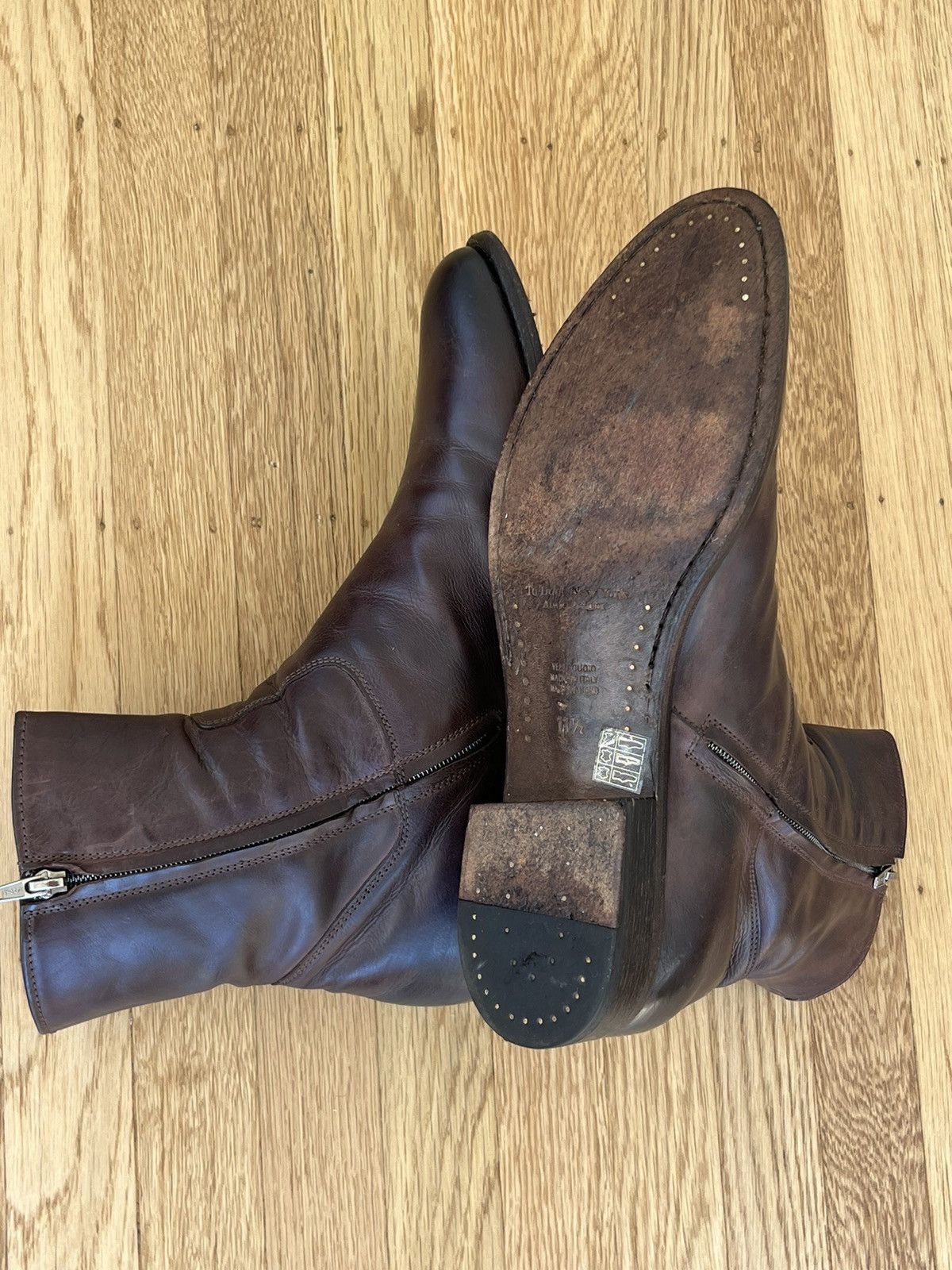 To Boot New York 11.5 | Belvedere Dark Brown Zip Boot | To Boot New York Size US 11.5 / EU 44-45 - 13 Thumbnail