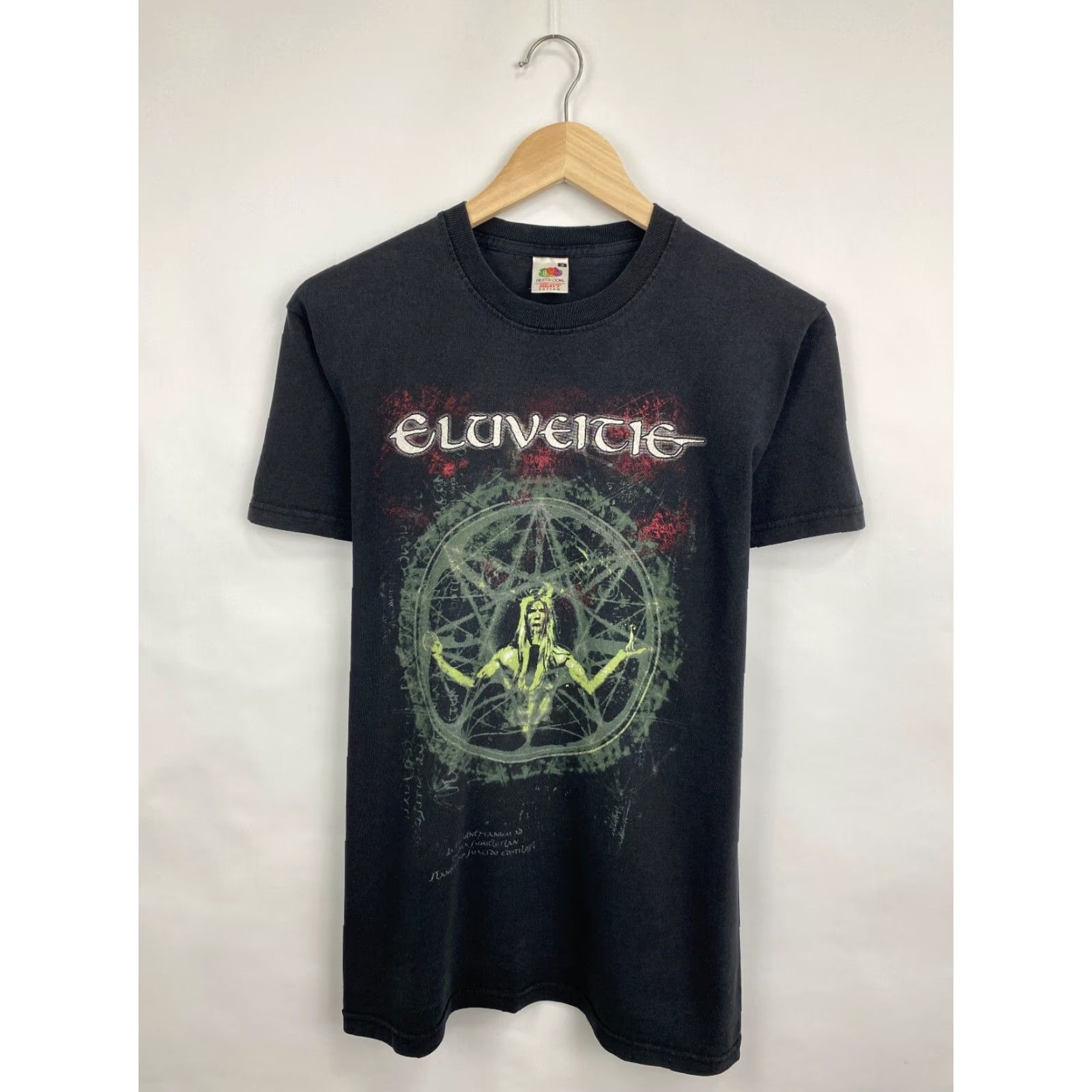 Fruit Of The Loom VINTAGE Eluveitie T-shirt Mens Shirt M Black Retro 2000s Y2K Rare Size US M / EU 48-50 / 2 - 3 Thumbnail