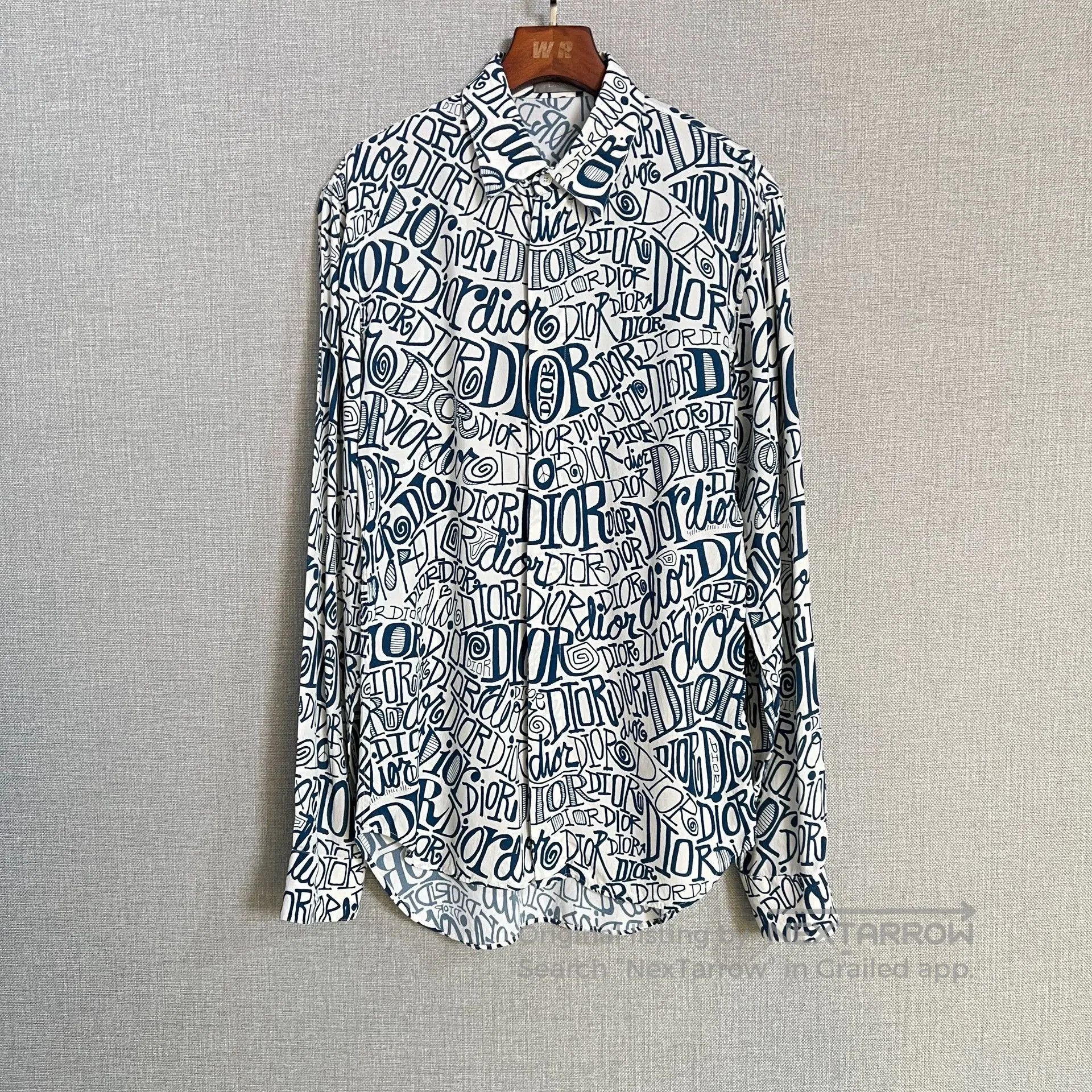 Dior dior x stussy graffiti logo shirt. Size US M / EU 48-50 / 2 - 1 Thumbnail
