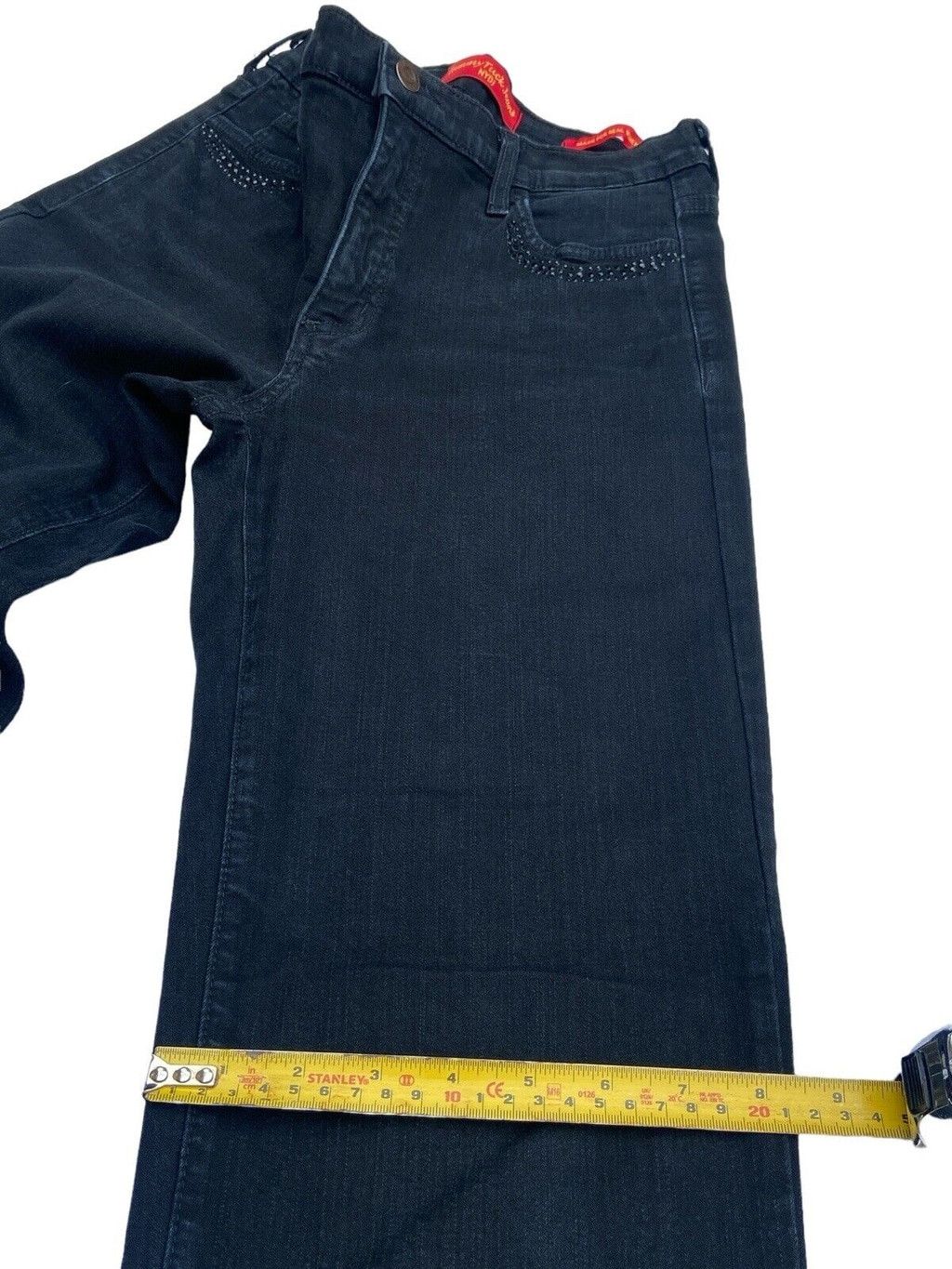 NYDJ NYDJ Bootcut Jeans Black Dark Wash Size UK 6 US 2 Women’s Size 26" / US 2 / IT 38 - 9 Thumbnail