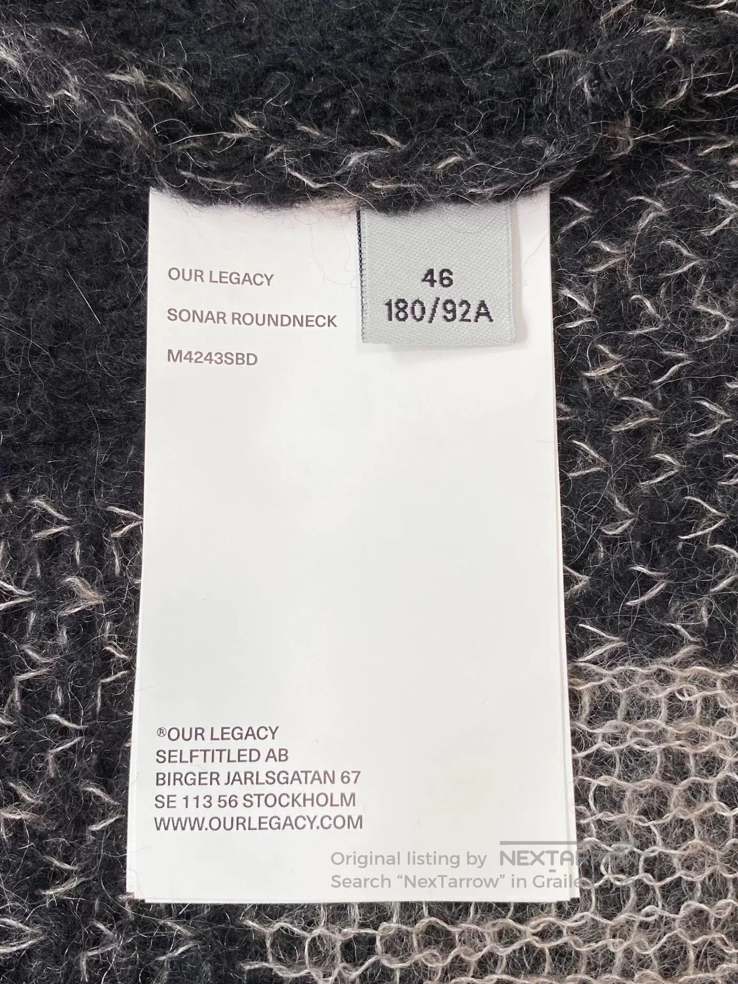 Our Legacy Our Legacy Sonar Roundneck Sweater. Size L / US 10 / IT 46 - 7 Thumbnail