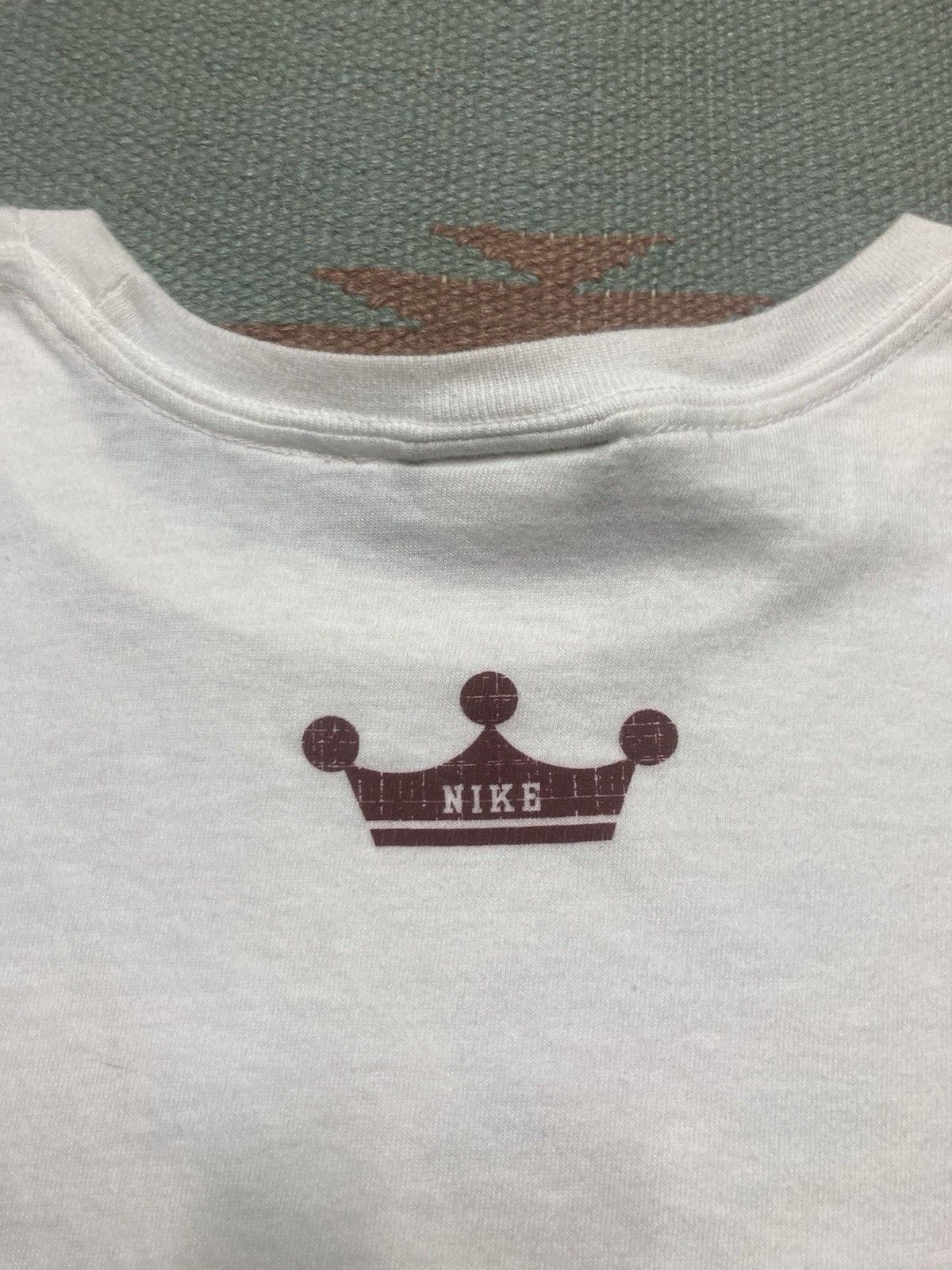 Vintage Nike graphic t shirt queen of my world swoosh check femme L Size L / US 10 / IT 46 - 5 Thumbnail
