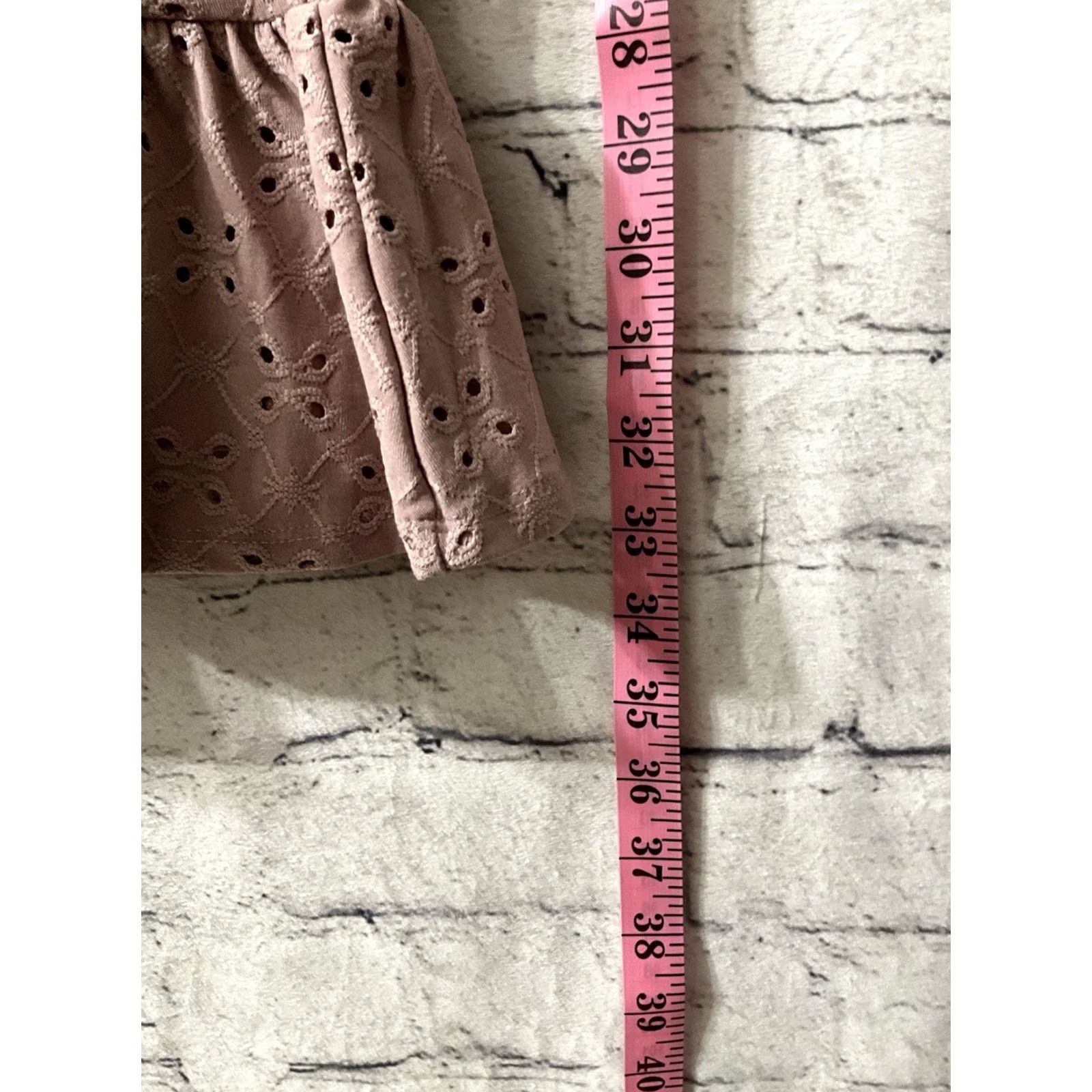 Pinko Stiletto's Womens Pink Bodycon Laser Cut Dress Large Dress Womens Pink Bodycon Laser Cut Geometric Short Sleeve Zip Knit Pattern 90s Theme Size L / US 10 / IT 46 - 3 Thumbnail