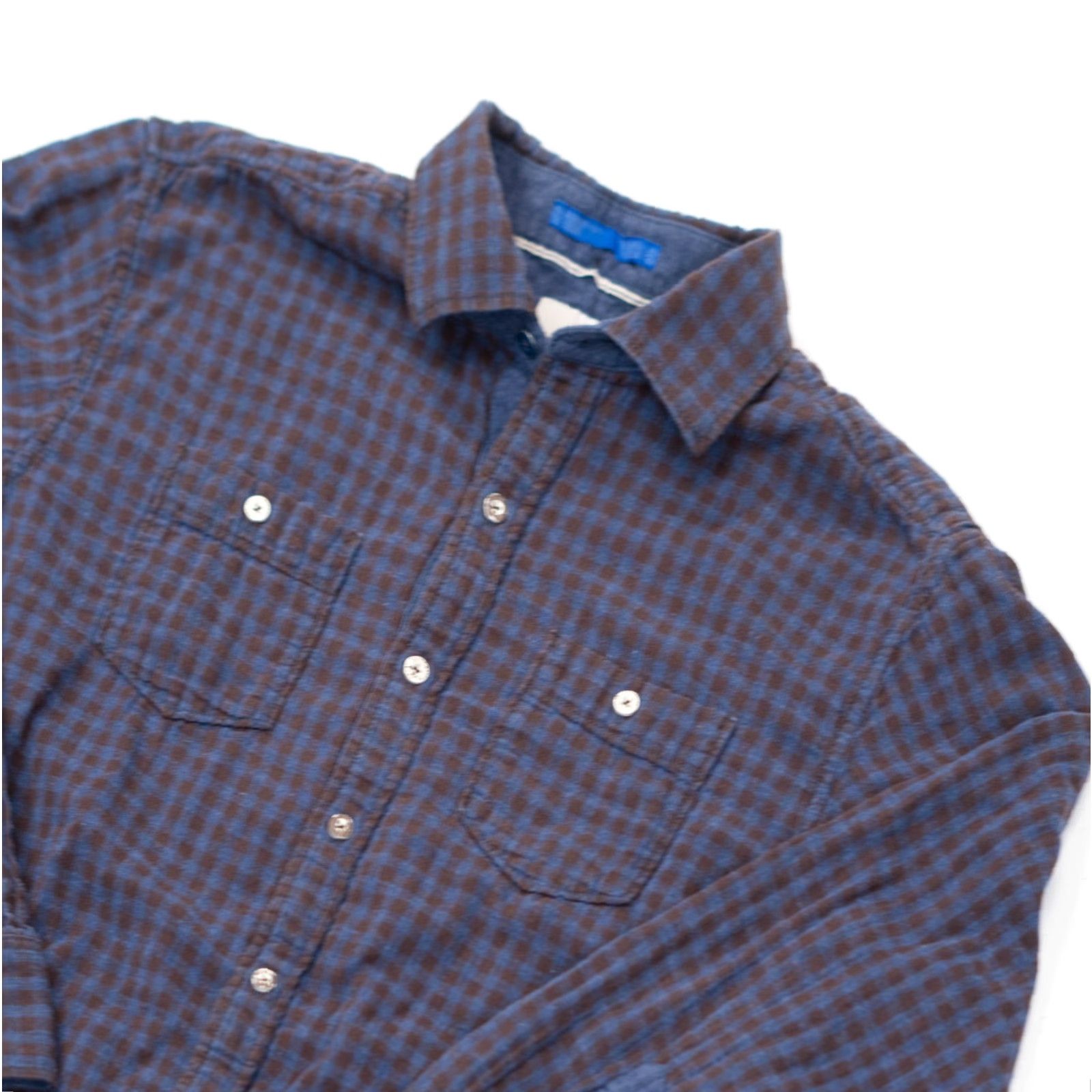 Tommy Bahama VINTAGE Tommy Bahama Island Modern Fit Mens Shirt Red Blue Plaid Long Sleeve Button-Up Shirt Size US M / EU 48-50 / 2 - 2 Thumbnail